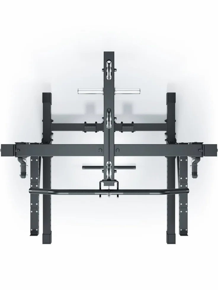 ATLETICA R7 Rider Plate Load Squat Rack z podciągnięciem modułowa rozbudowa Deadlift Station dwie wysokości