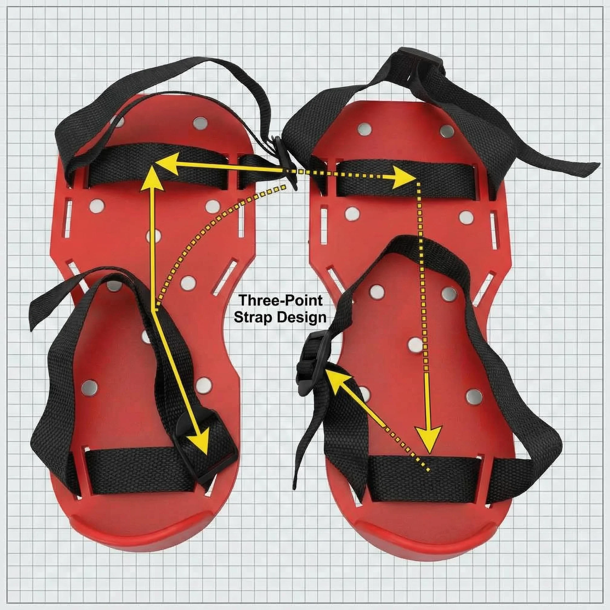 QWORK Buty Gunite z kolcami z krótkimi kolcami 2,5 cm, idealne do podłóg epoksydowych, nakładek, instalacji osłon, kolor zielony (para)