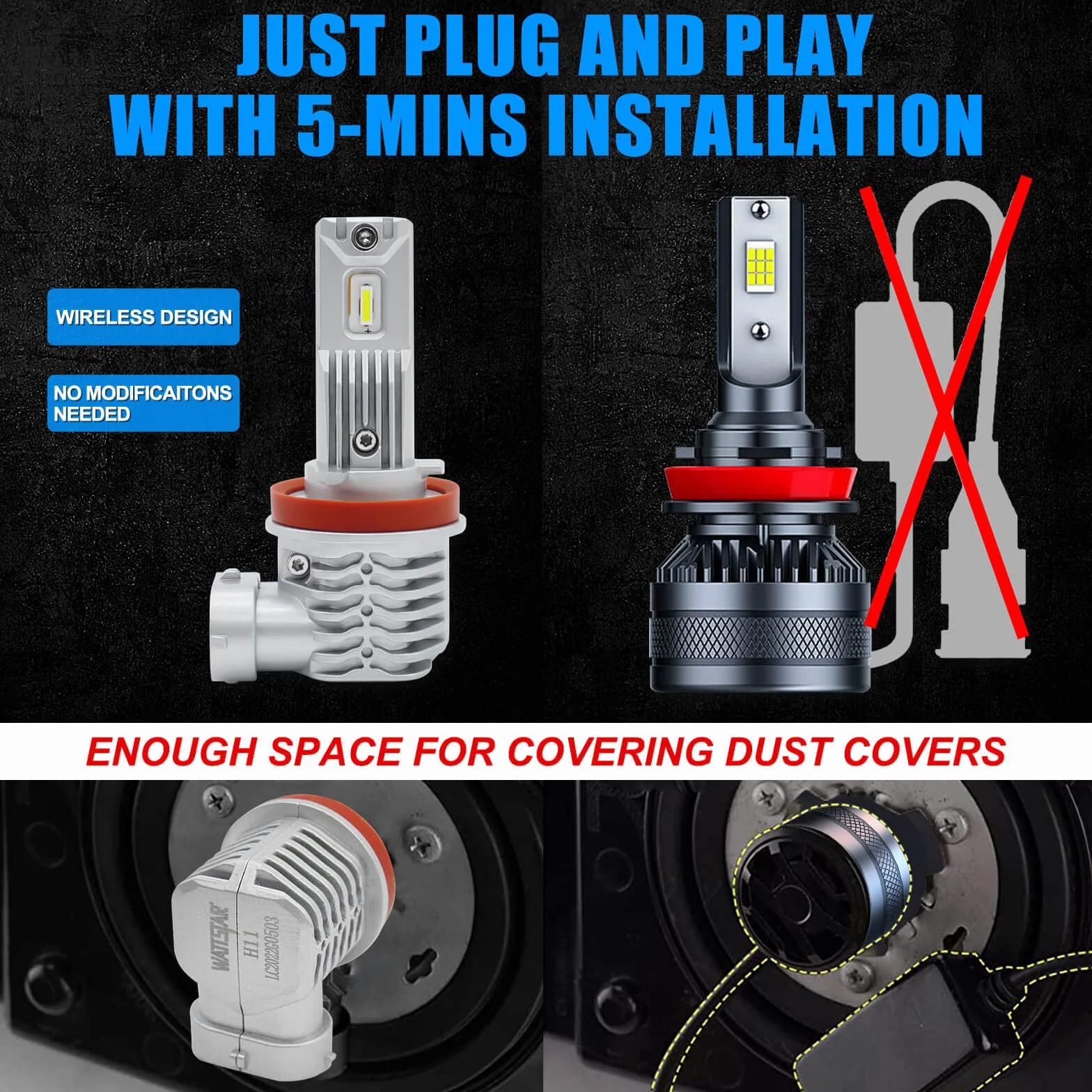 Reflektor LED X9 H11