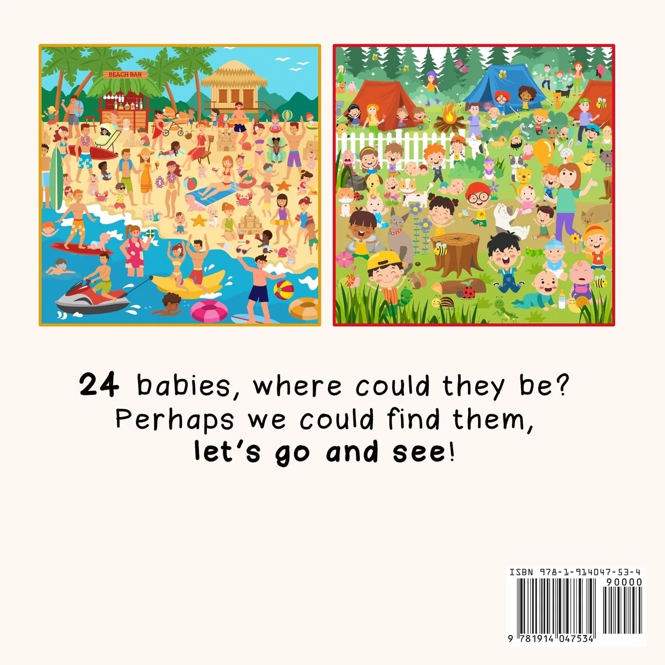 Help! The Babies Are Lost in the City!: A Fun Where's Wally/Waldo Book For Ages 2-5