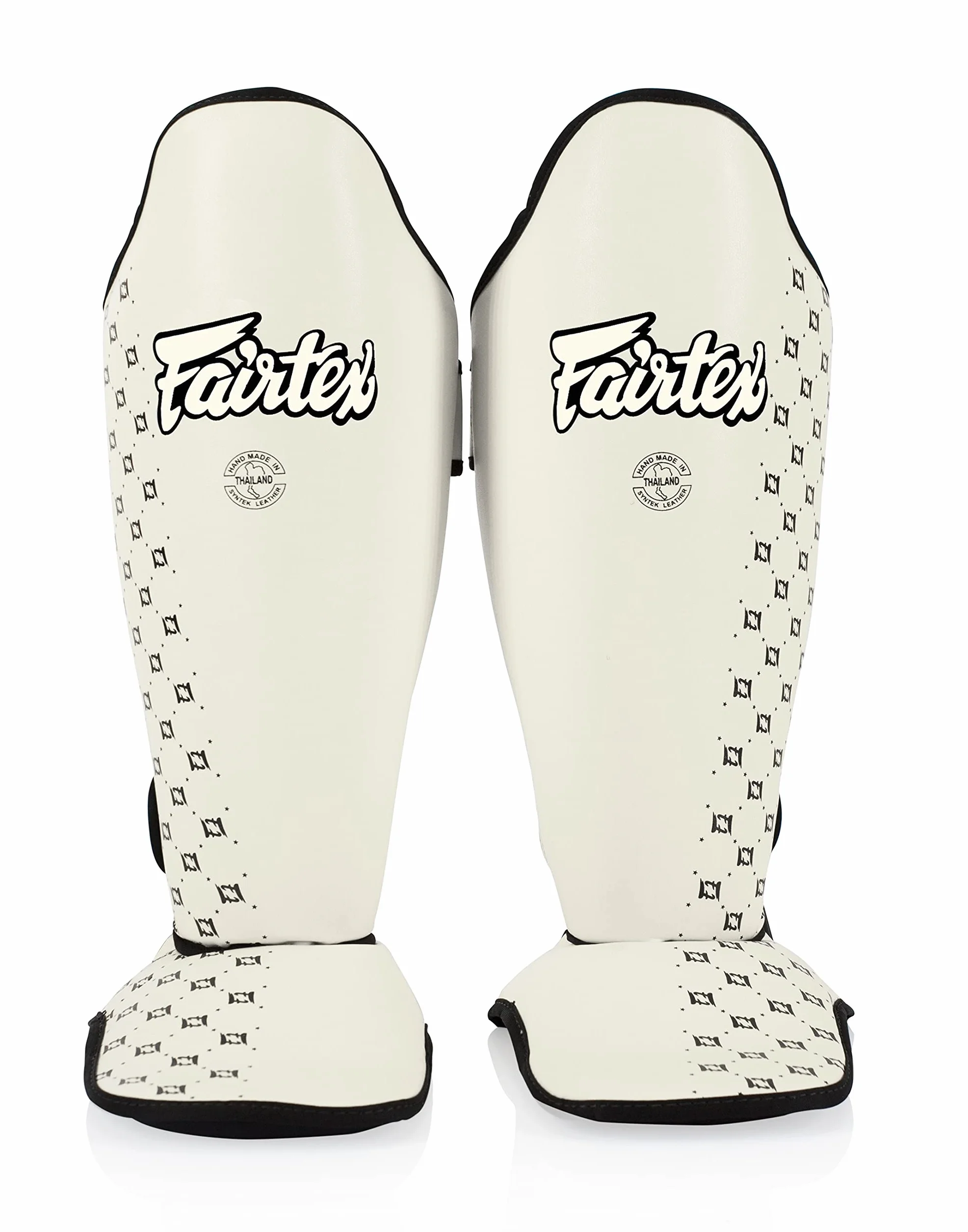 Fairtex Competition Muay Thai Ochraniacze goleni, SP5 - czarne, niebieskie