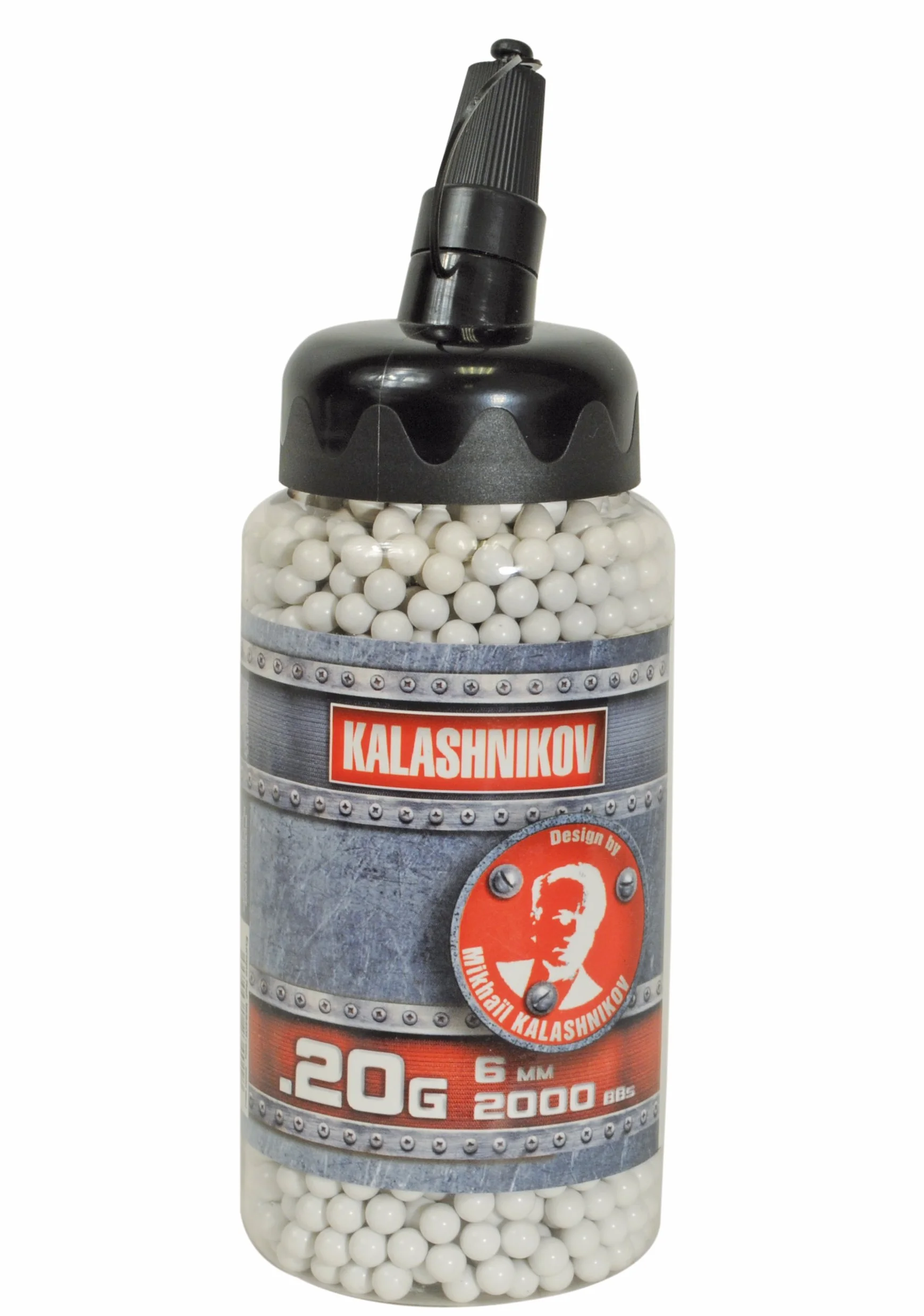 KALASHNIKOV Unisex 2000 BBS Biberón-6 mm 0,20 g ... biały