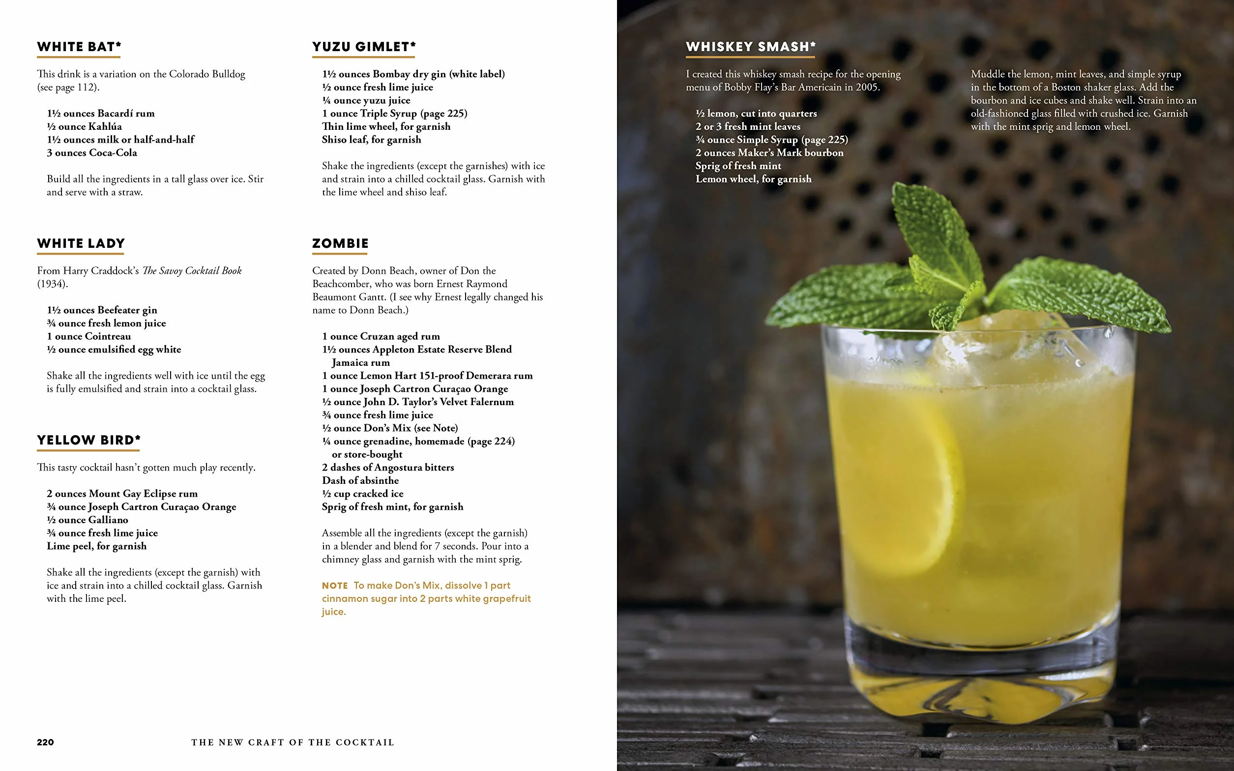 The New Craft of the Cocktail: Everything You Need to Know to Think Like a Master Mixologist, with 500 Recipes