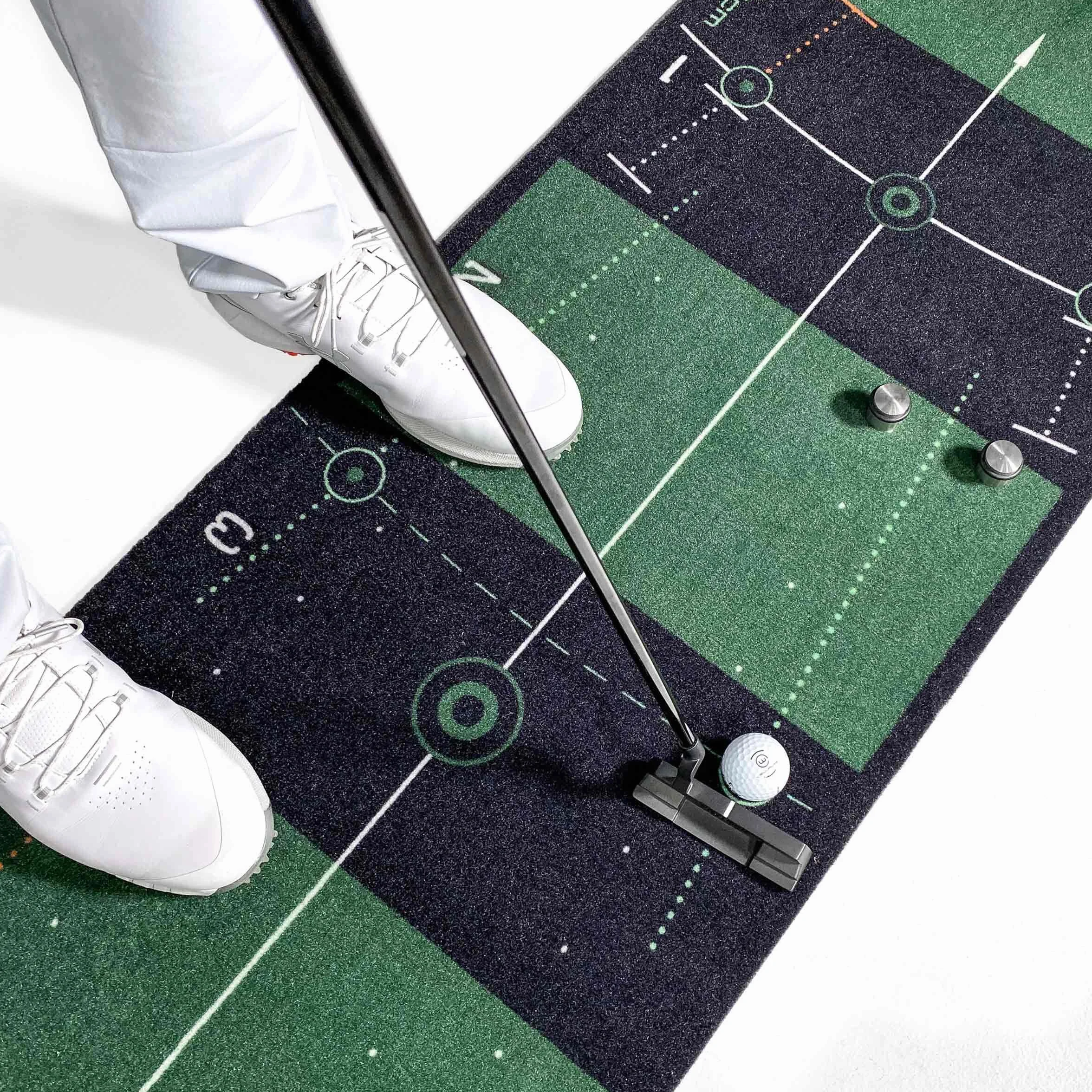 WELLPUTT - Golf Putting Mata - 3m Zielony