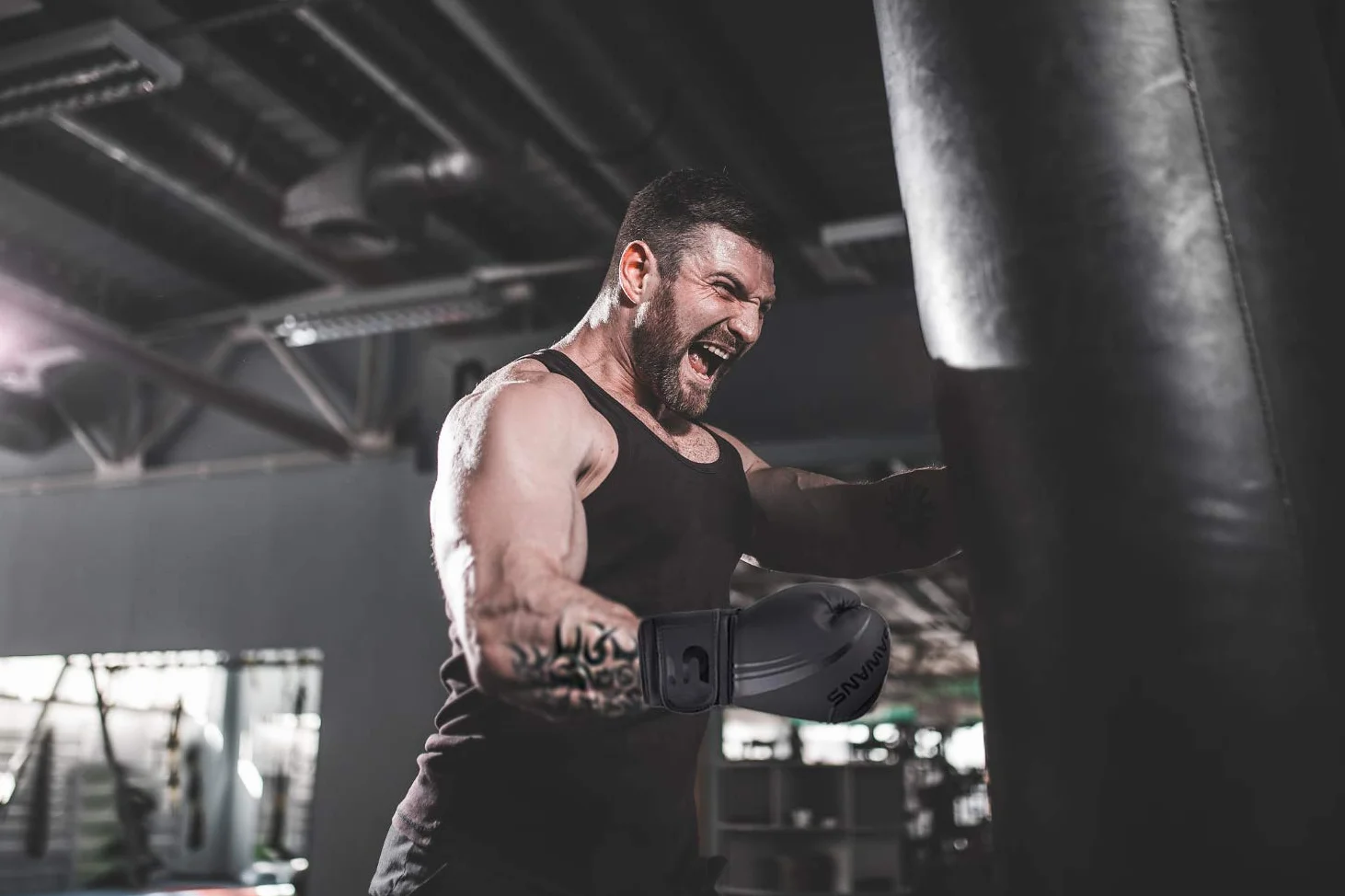 SAWANS® Rękawice bokserskie profesjonalne MMA sparing kickboxing worek treningowy muay thai walka