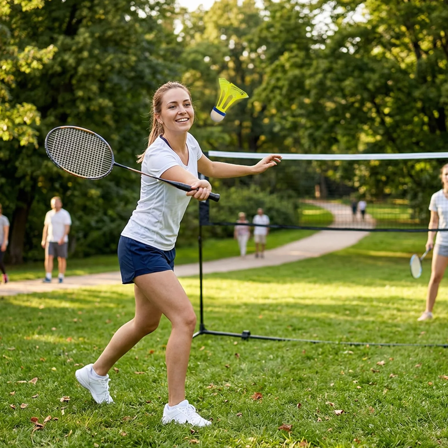 Lotki odporne na wiatr 10 sztuk żółto-białe do treningu sportowego