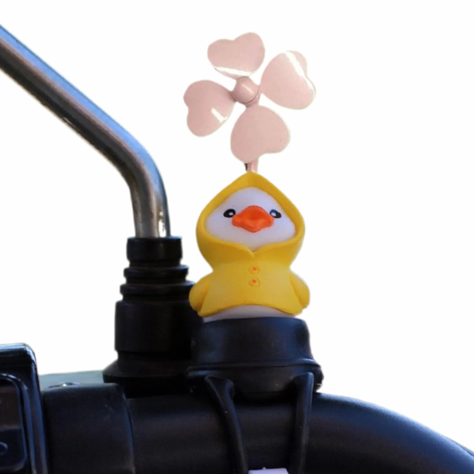 Bicycle Dashboard Decor Windmill Handlebar Ornament Cute Sturdy Weather-Resistant 3.15x2.36 inches