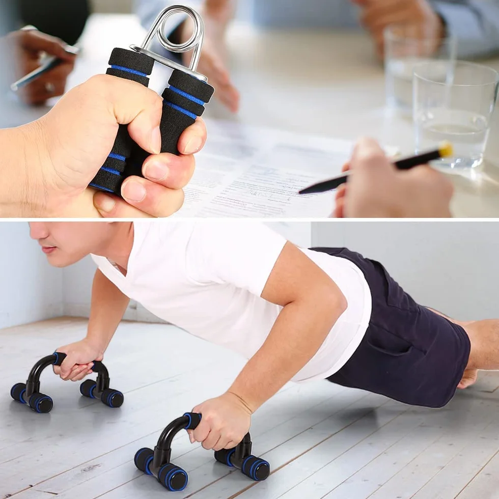 TOMSHOO Zestaw do Ćwiczeń Fitness 5 w 1 Niebieski