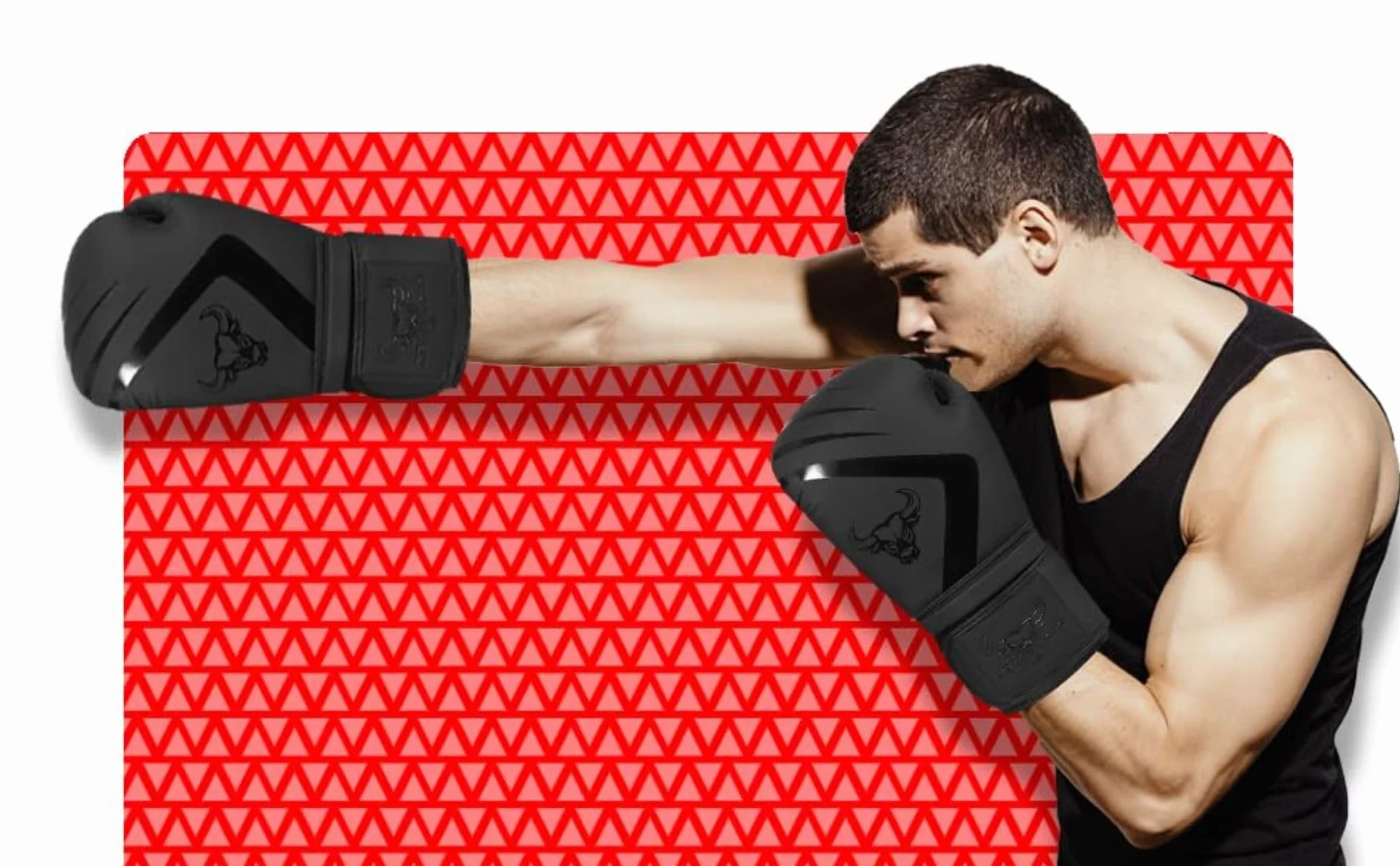 BEAST RAGE Rękawice bokserskie Muay Thai Kickboxing MMA Worek treningowy Uderzenie Trening Mężczyźni Kobiety Sparring Fitness Rękawice Ciężkie Wyściełane Sporty Sztuk Walki