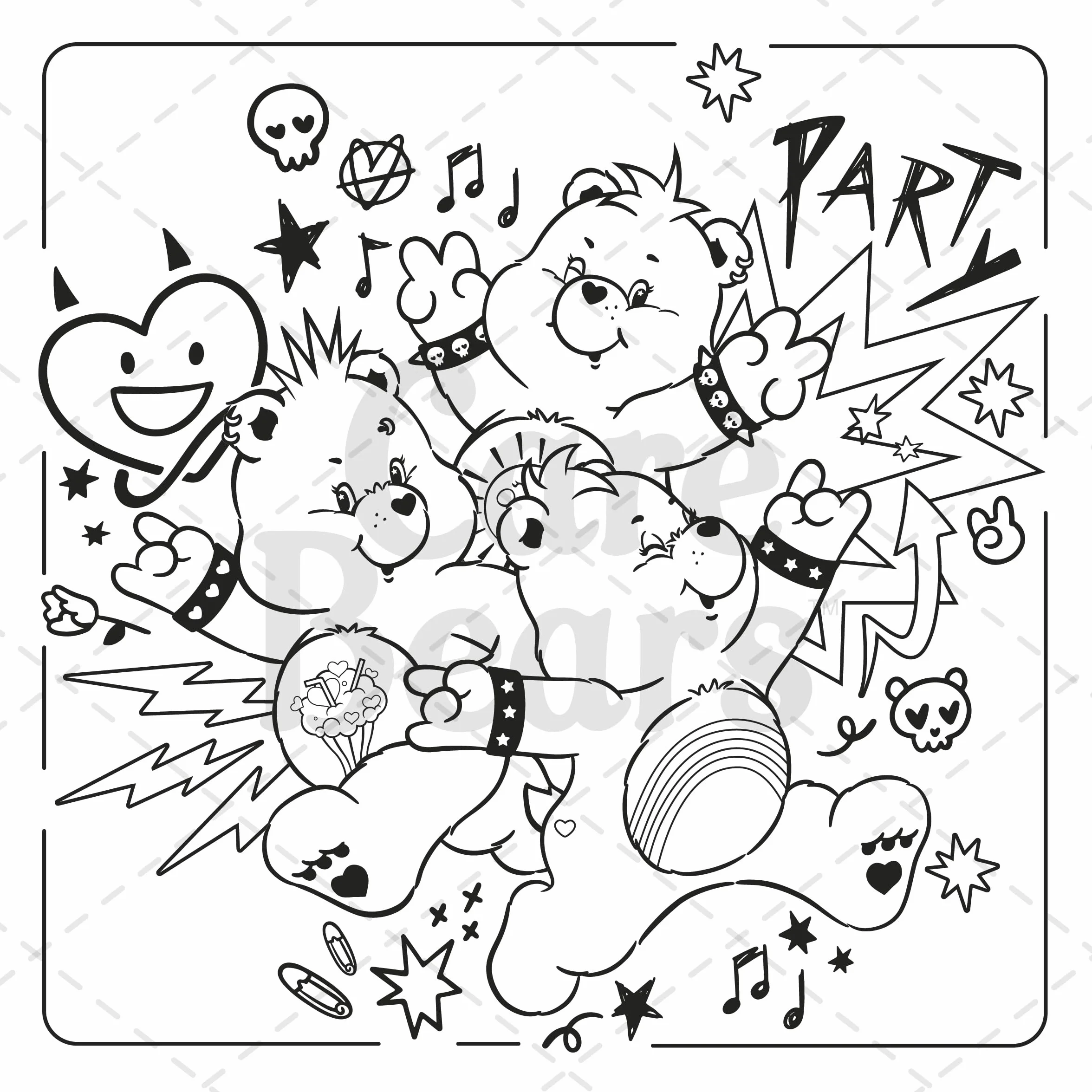 Care Bears: The Official Colouring Book