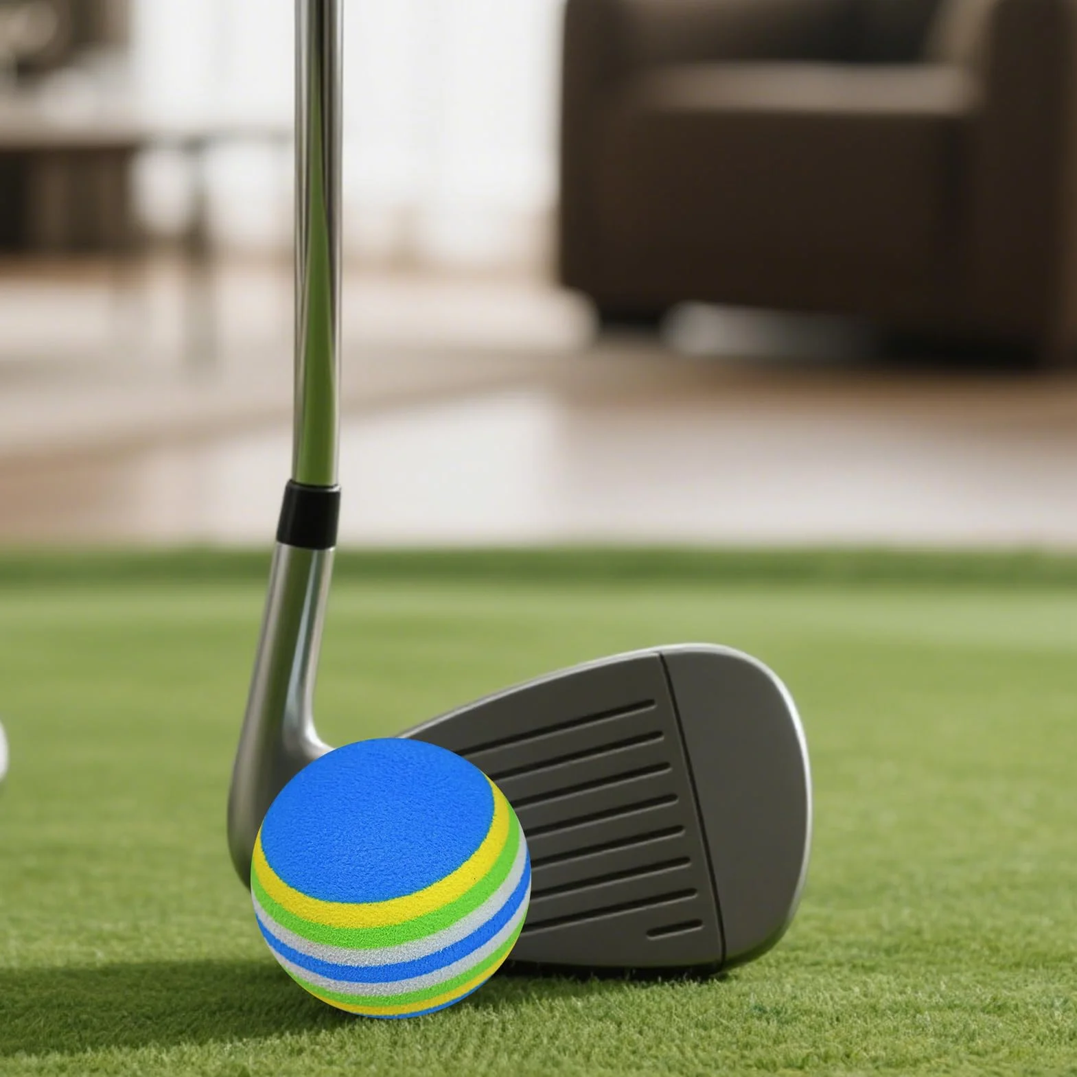 Generisch pianka EVA do ćwiczeń golfowych 10 x piłeczka treningowa