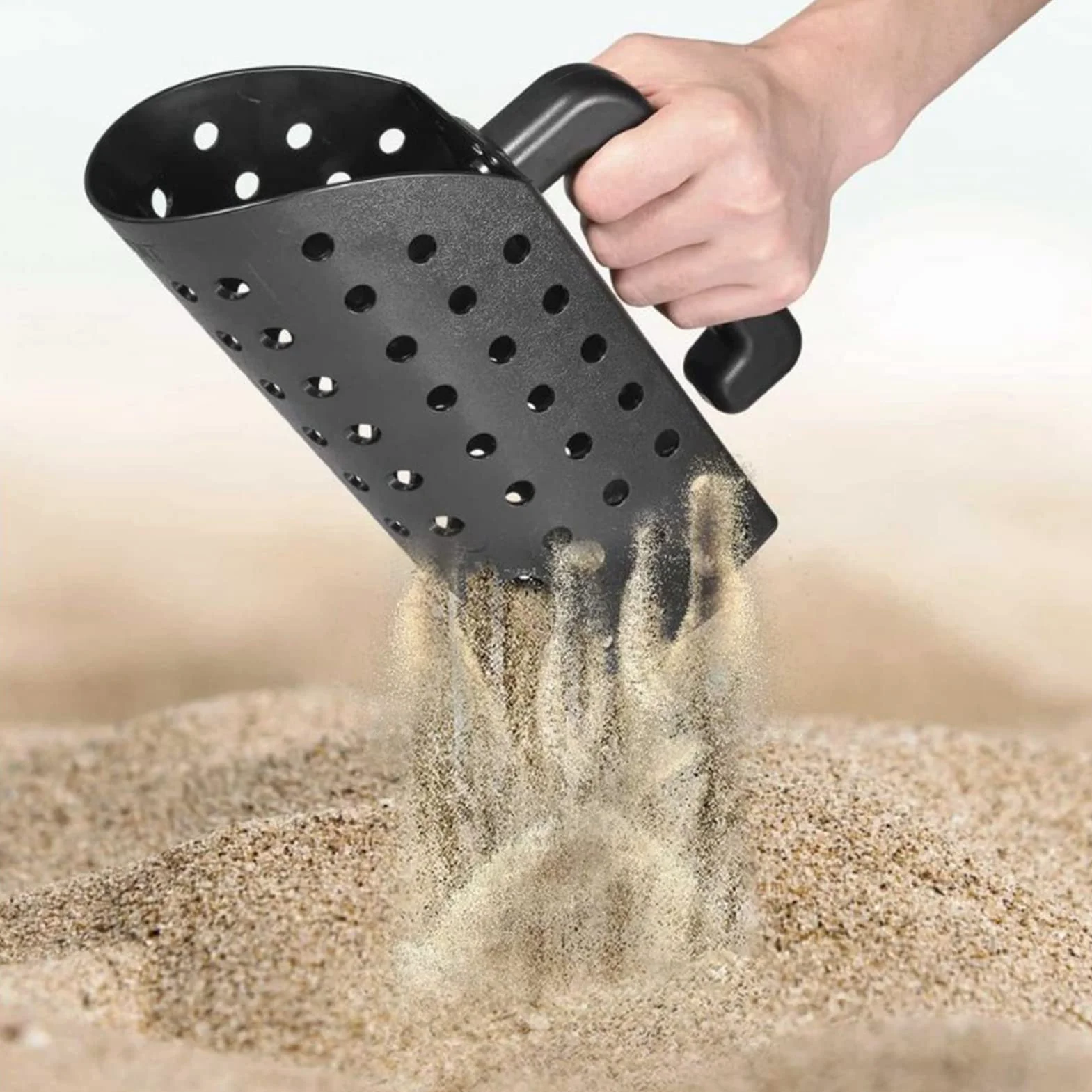 Akcesoria do Wykrywaczy Metali Szufelka do Piasku i Zestaw łopat do Wykrywania Metali, Narzędzia do Kopania Przesiewaczy Piasku dla Dzieci i Dorosłych, łuski Plażowe