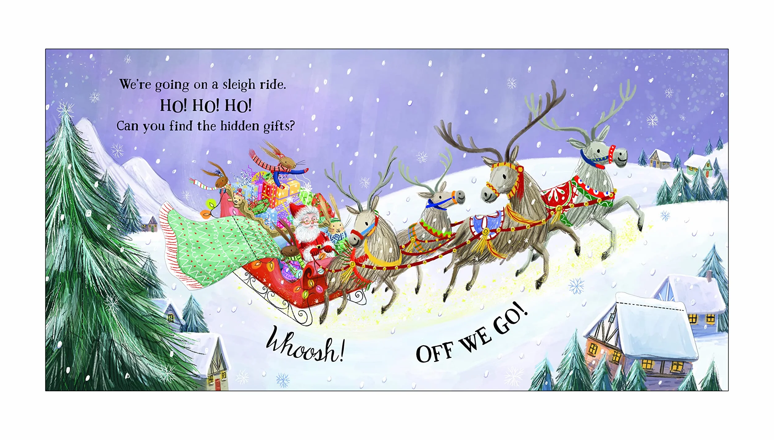 We're Going on a Sleigh Ride: A Lift-the-Flap Adventure (The Bunnies of Hoppity Hill)