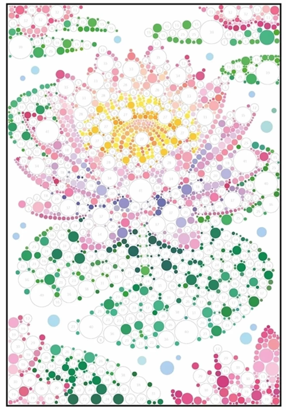 Sticker Dots: Nature: Stunning Sticker by Numbers Challenges