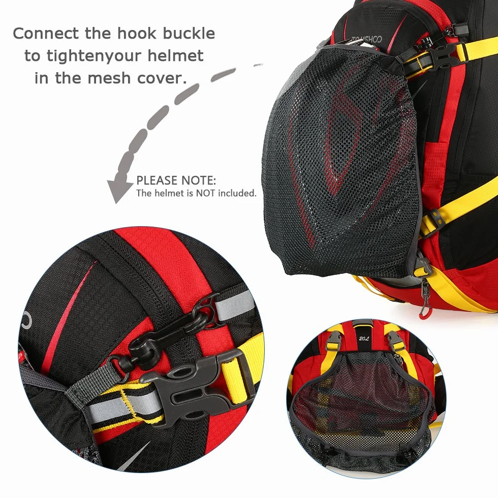 TOMSHOO Plecak 20 l Ultraléger Respirant Imperméable Housse De Pluie Randonnée