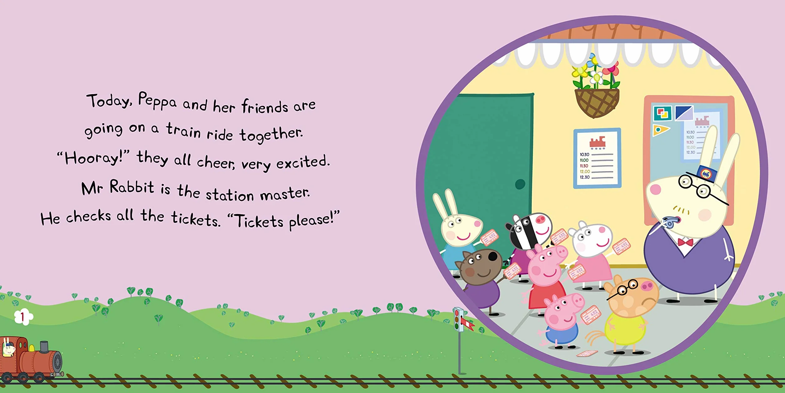 Peppa Pig: Peppa and the Big Train: My First Storybook