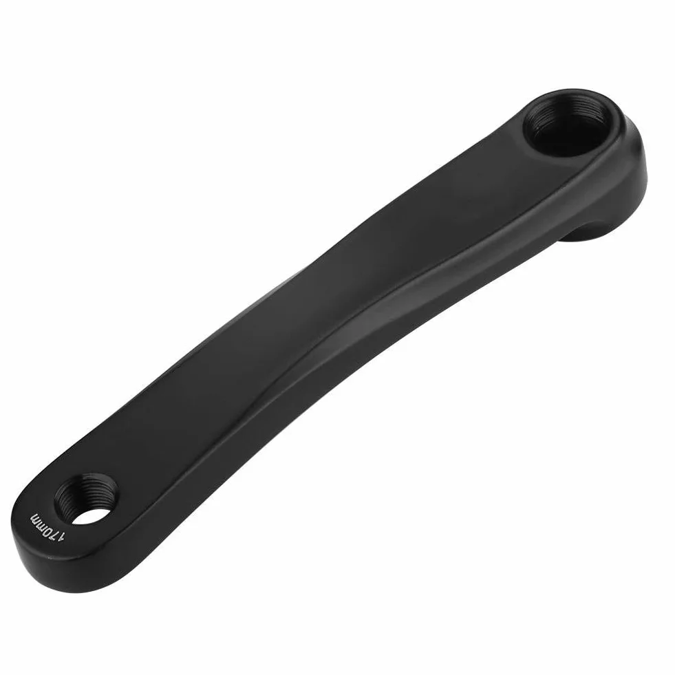 Keenso Uniwersalna korba rowerowa 170 mm ze stopu aluminium, lewa do pojedynczego łańcucha