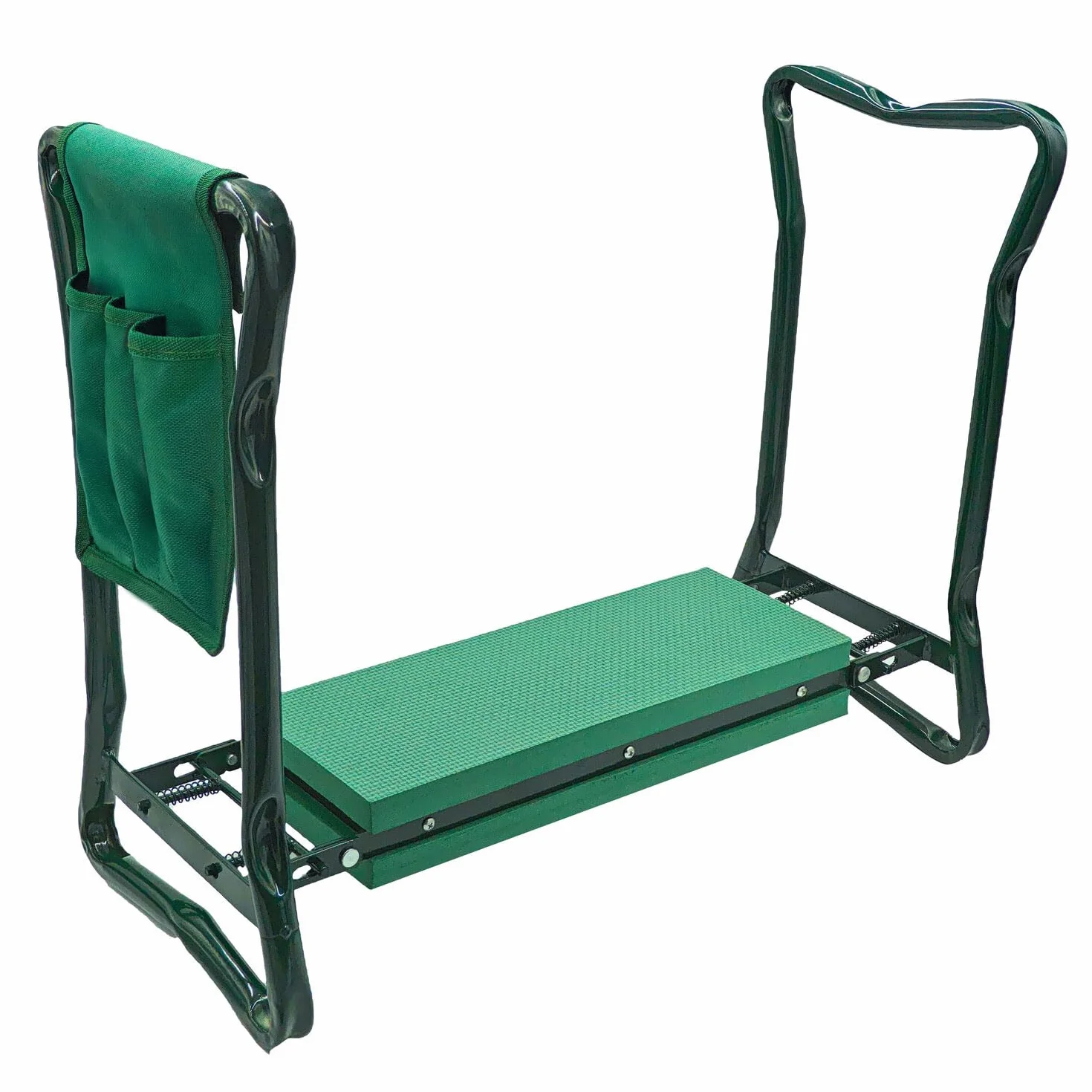 Garden składany ochraniacz na kolana i taboret, wzór 3 w 1, 60 x 27 x 49 cm, zielony