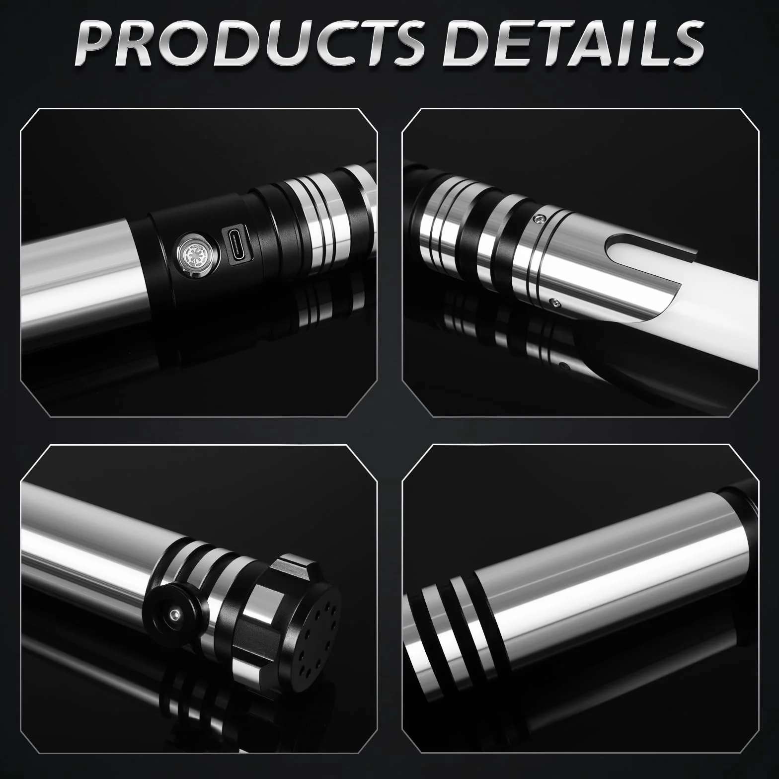 Miecz świetlny Smooth Swing 16 kolorów sterowanie ruchem metalowy uchwyt FX Lightsaber