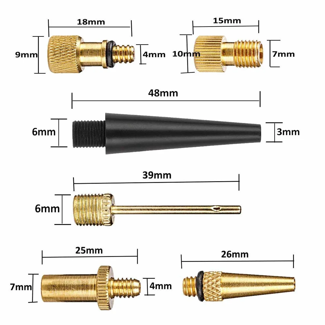Adapter do wentyli rowerowych 15 sztuk SV AV DV Dunlop francuski wentyl samochodowy z pierścieniem uszczelniającym