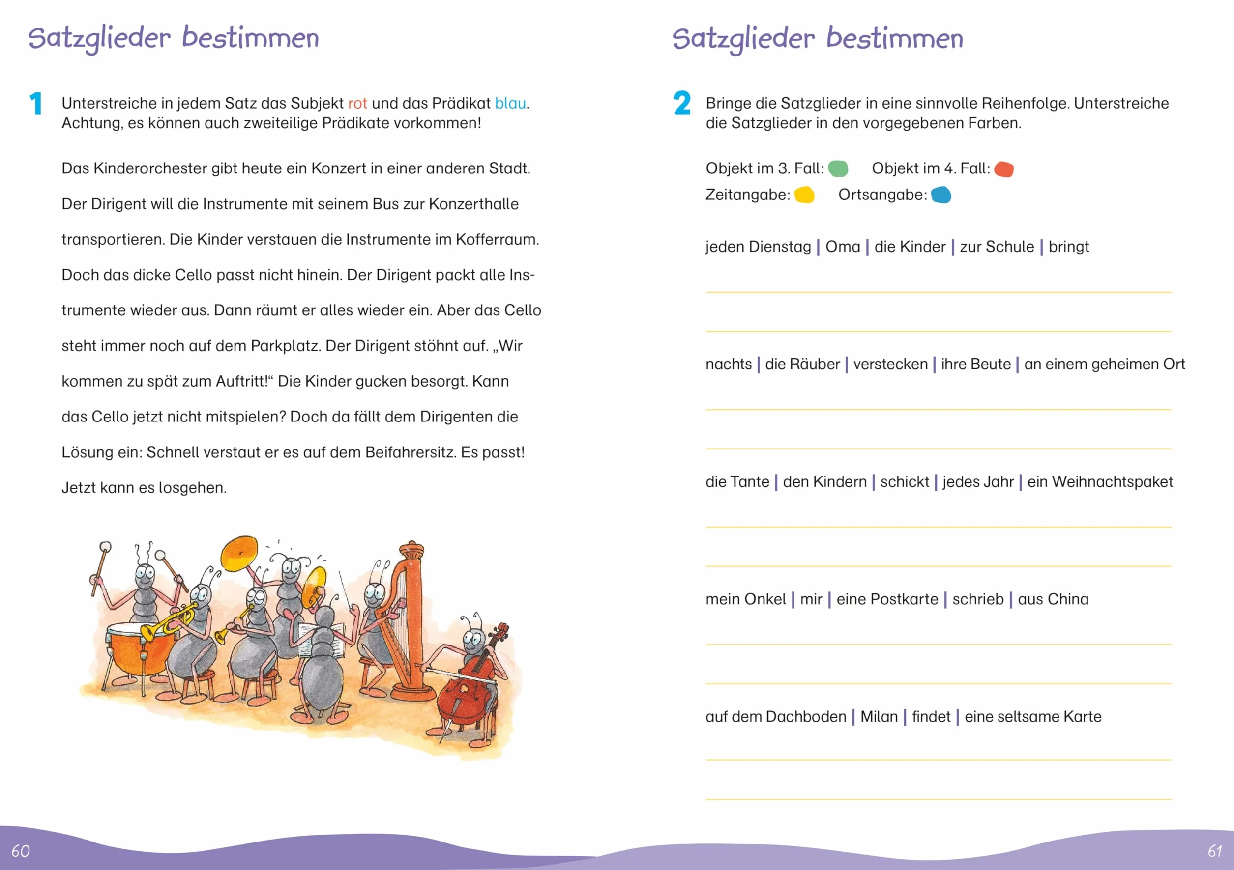 Fit für Grammatik 4. Klasse. Mein Übungsheft: Wortarten erkennen, die vier Fälle, Zeitformen und Satzglieder bestimmen