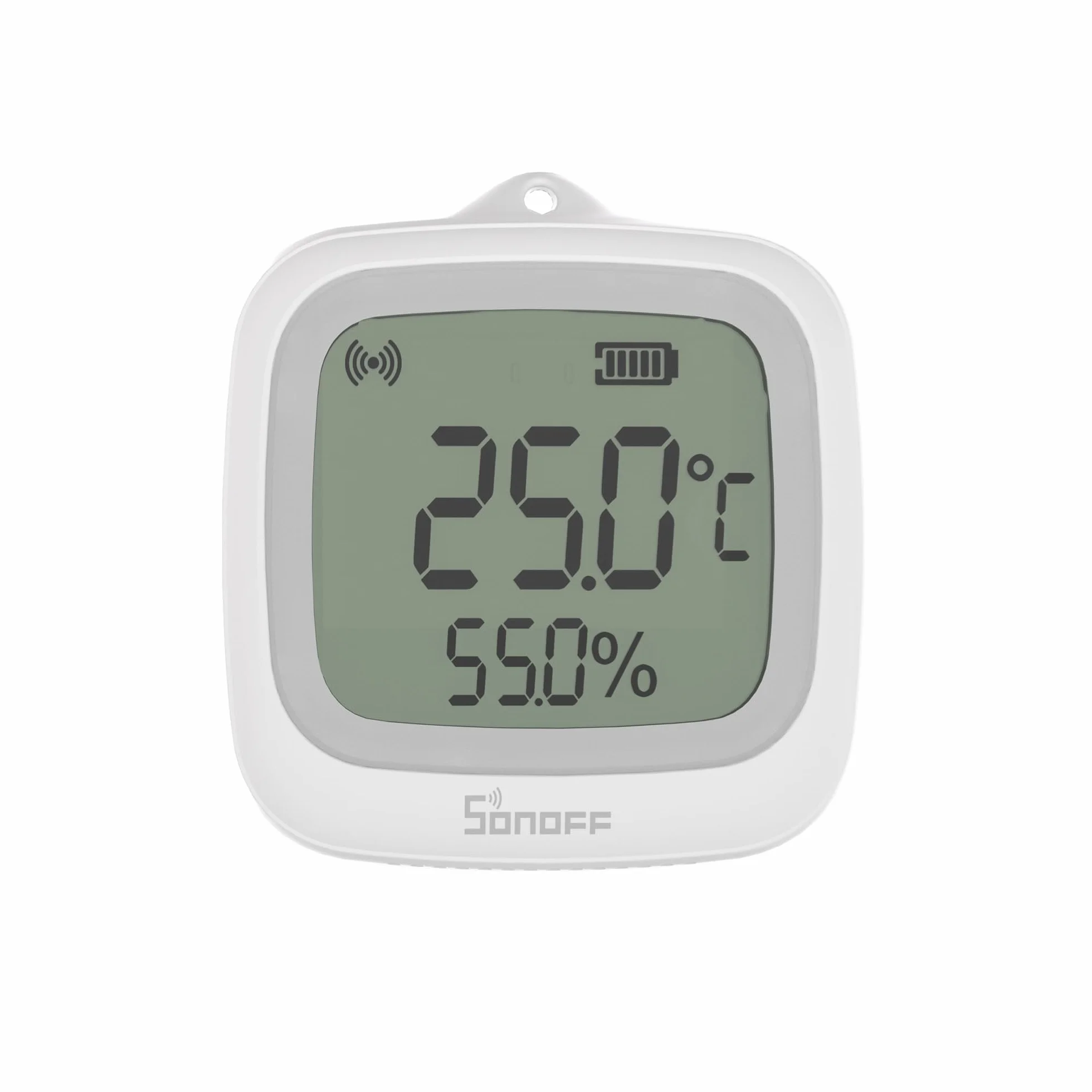 SONOFF SNZB-02WD IP65 Zigbee LCD Inteligentny Sensor Temperatury i Wilgotności, wodoodporny do Szkieletnia/Łazienki, Monitorowanie przez APP z Wykresami, Elastyczna Instalacja