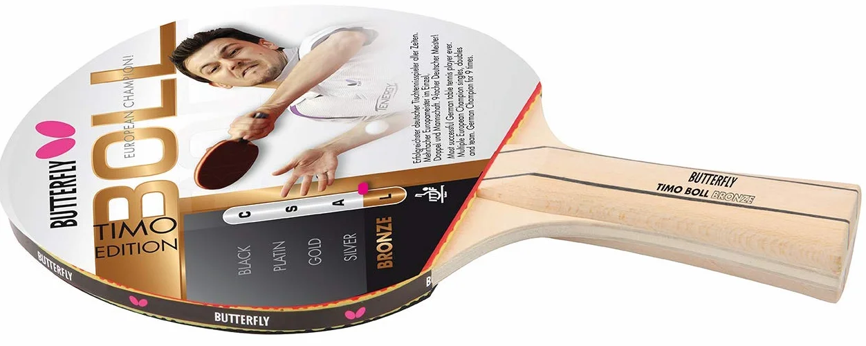 Butterfly Timo Boll Bronze rakieta do tenisa stołowego + pokrowiec Drive Case