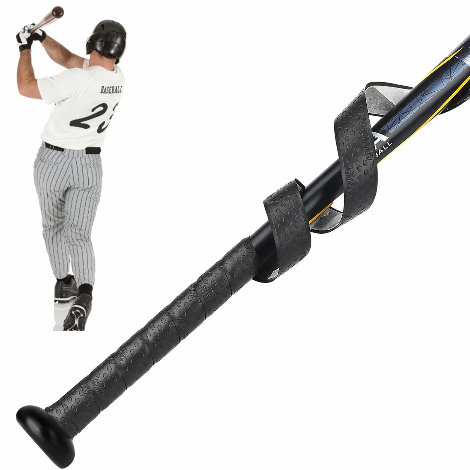 Générique Bat Grip Tape do baseballu | 1m antypoślizgowa nakładka do tenisa, antypoślizgowa nakładka na uchwyt rakietowy, pas pochłaniający pot do hantli