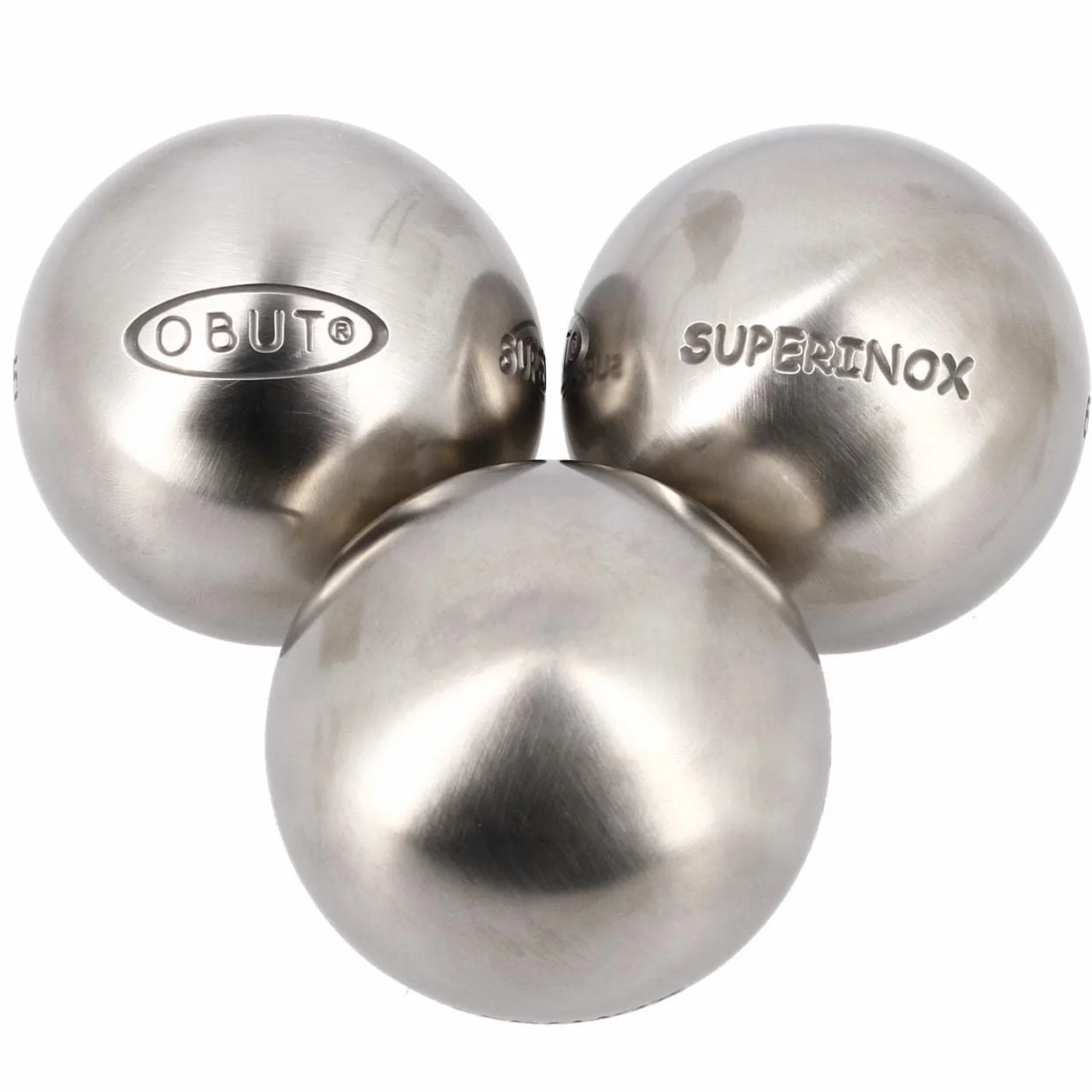 Obut Superinox 72mm Kulki Petanque 690g Szary