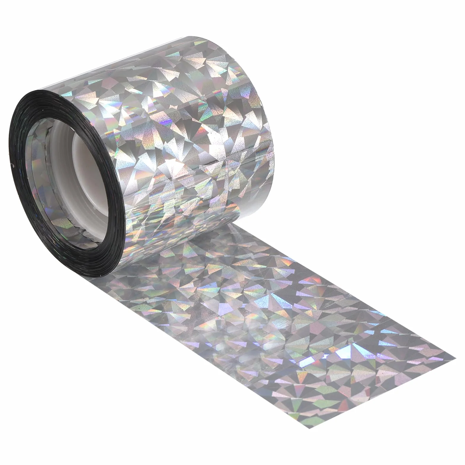 QUARKZMAN Taśma do odstraszania ptaków, 40 m x 2 w PET, taśma odblaskowa, taśma laserowa, kwiaty, dwustronna taśma odstraszająca ptaki z daleka, do urządzeń do odstraszania ptaków, ogrodu