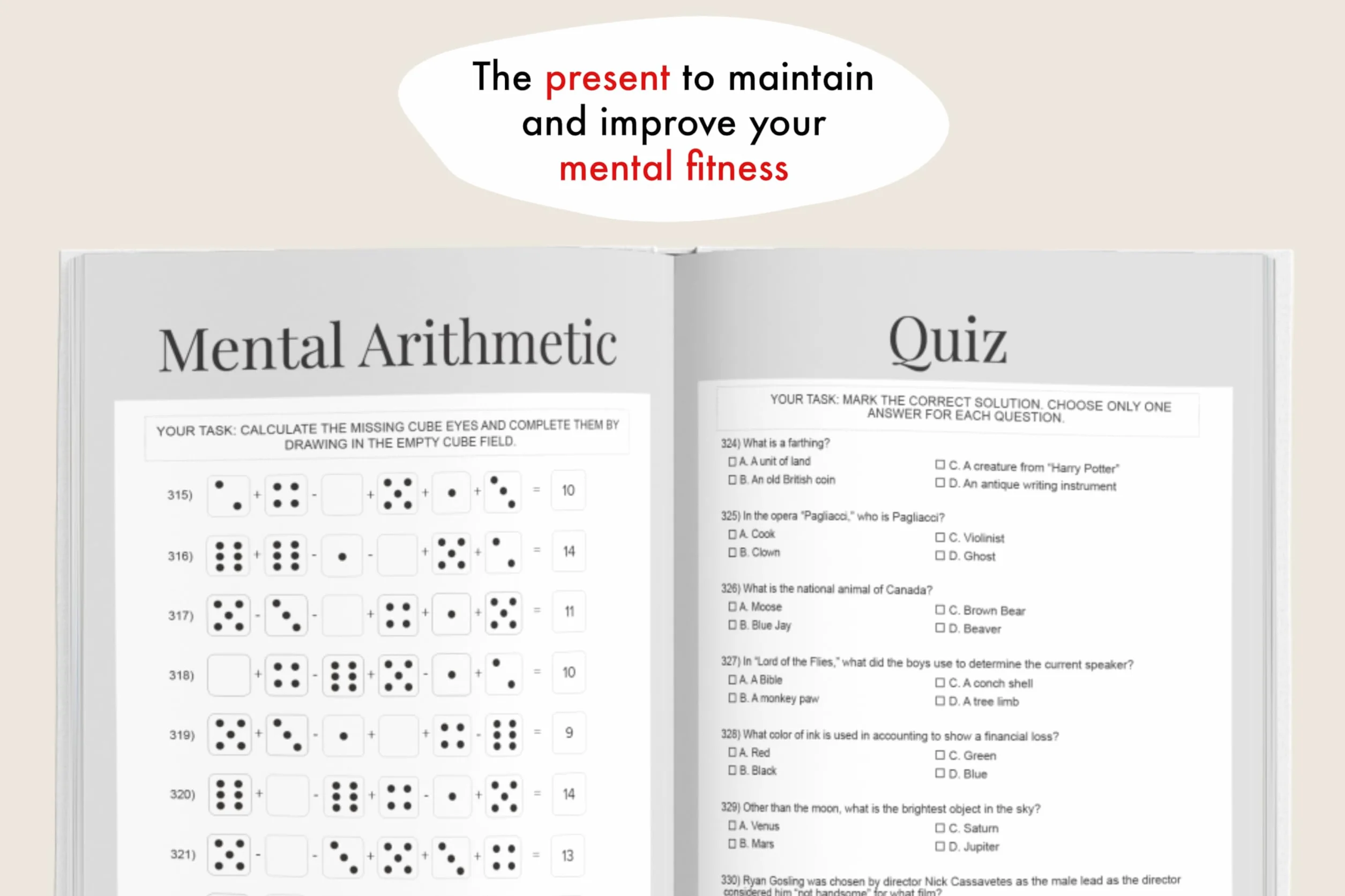 Memory Games for Adults: The XXL Puzzle Activity Book with 501 Exciting and Fun Brain Exercises to Increase Cognitive Abilities [The Smart Adult's Gift]