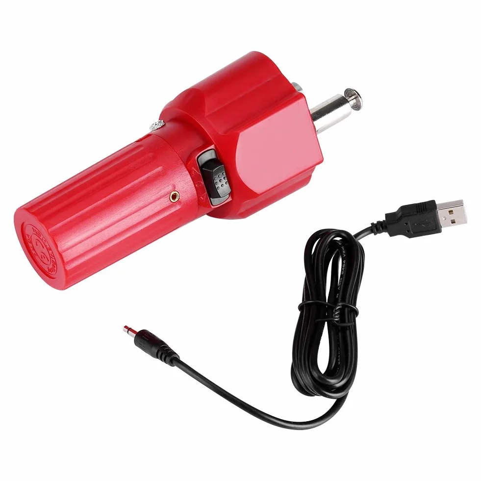 ANGGREK Solidna konstrukcja grill wirnik silnik grill grill uchwyt do pieczenia akcesoria z kablem USB