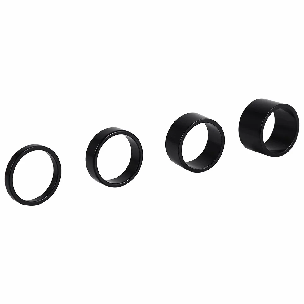 Yosoo Health Gear 4 sztuki dystansowe słuchawki rowerowe 5 mm 10 mm 15 mm 20 mm stop aluminium