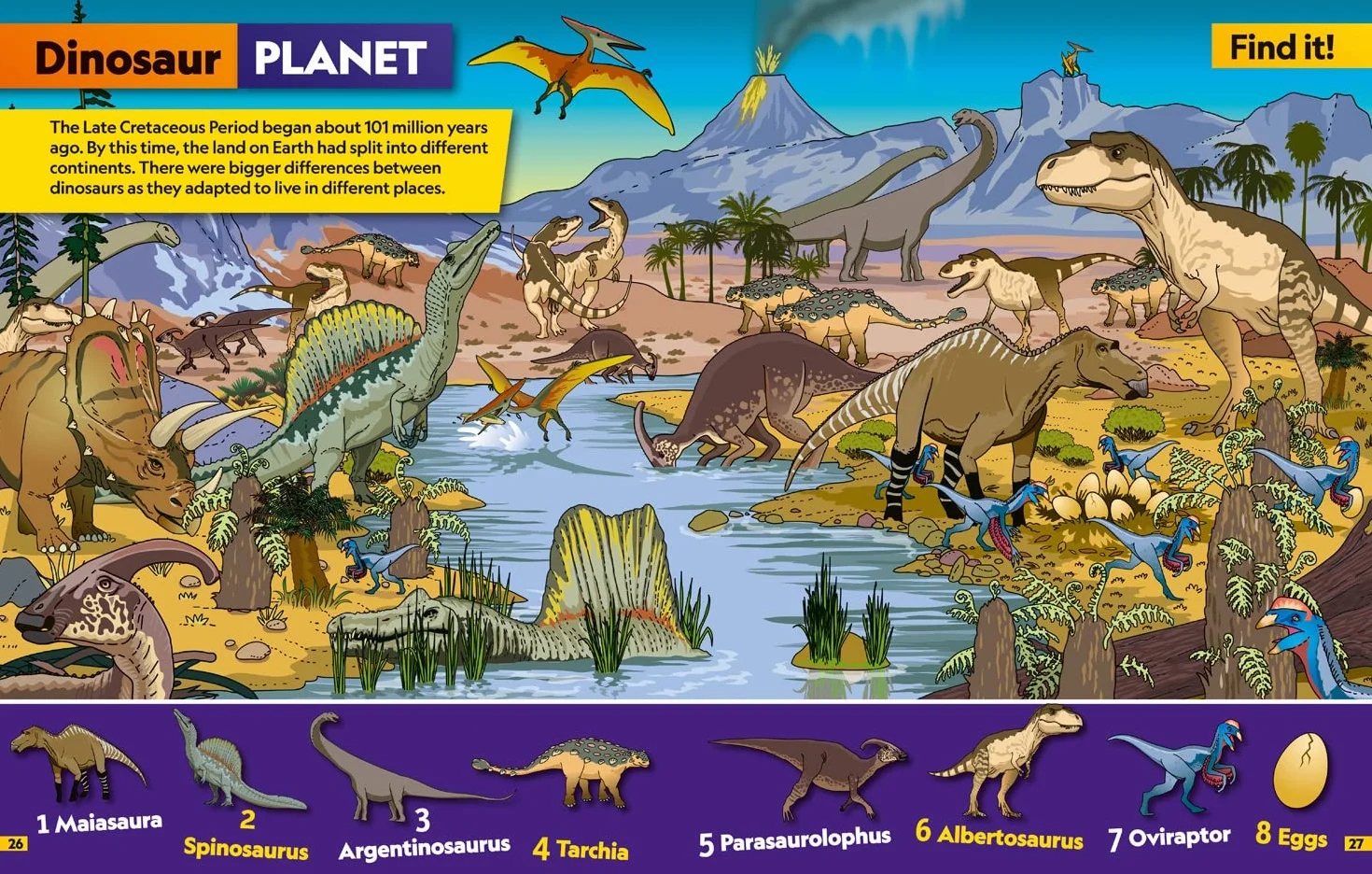 Dinosaurs Find it! Explore it!: More than 250 things to find, facts and photos!