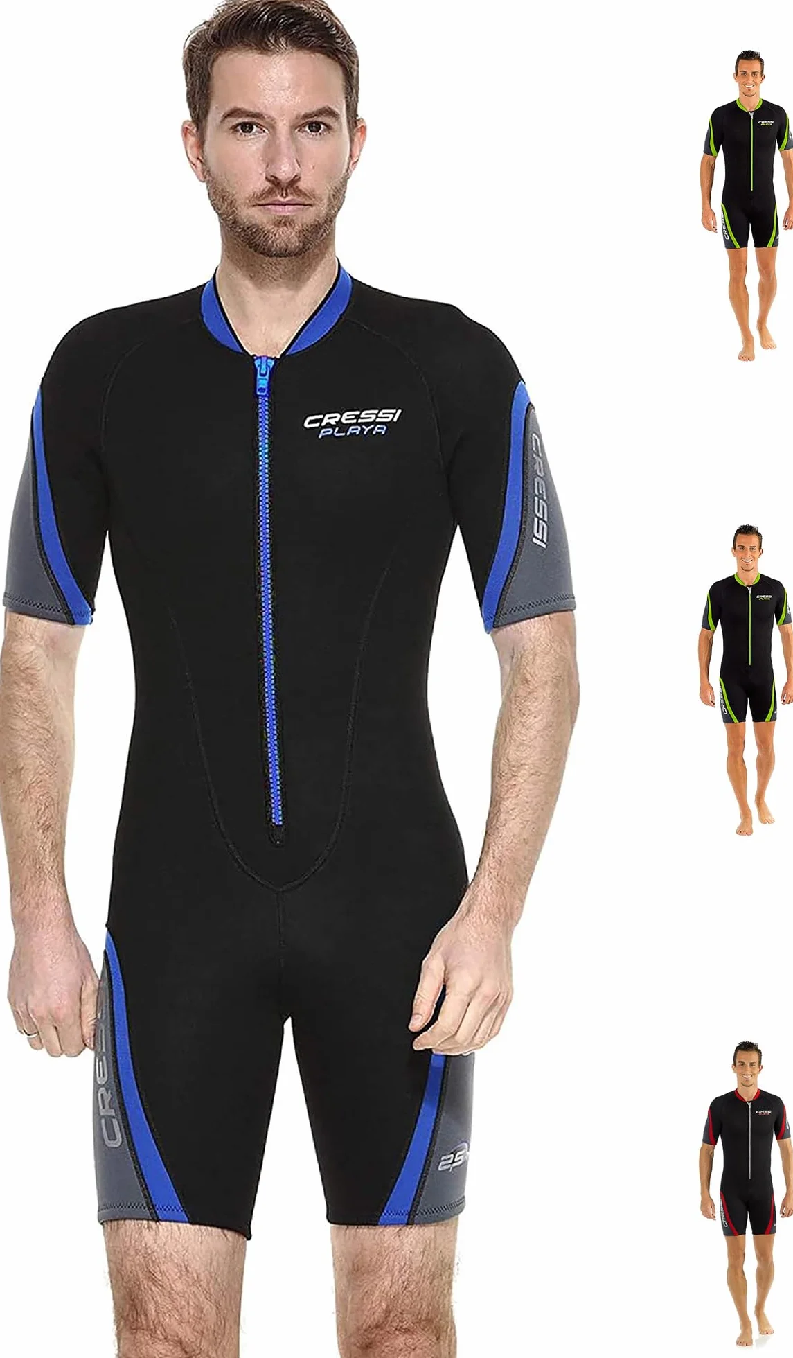 Cressi Playa Man 2,5 mm - Shorty Premium Neopren High Stretch 2,5 mm kombinezon neoprenowy dla mężczyzn