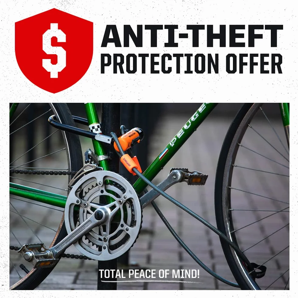 Kryptonite New York Fahgettaboudit mini zapięcie rowerowe żółte S