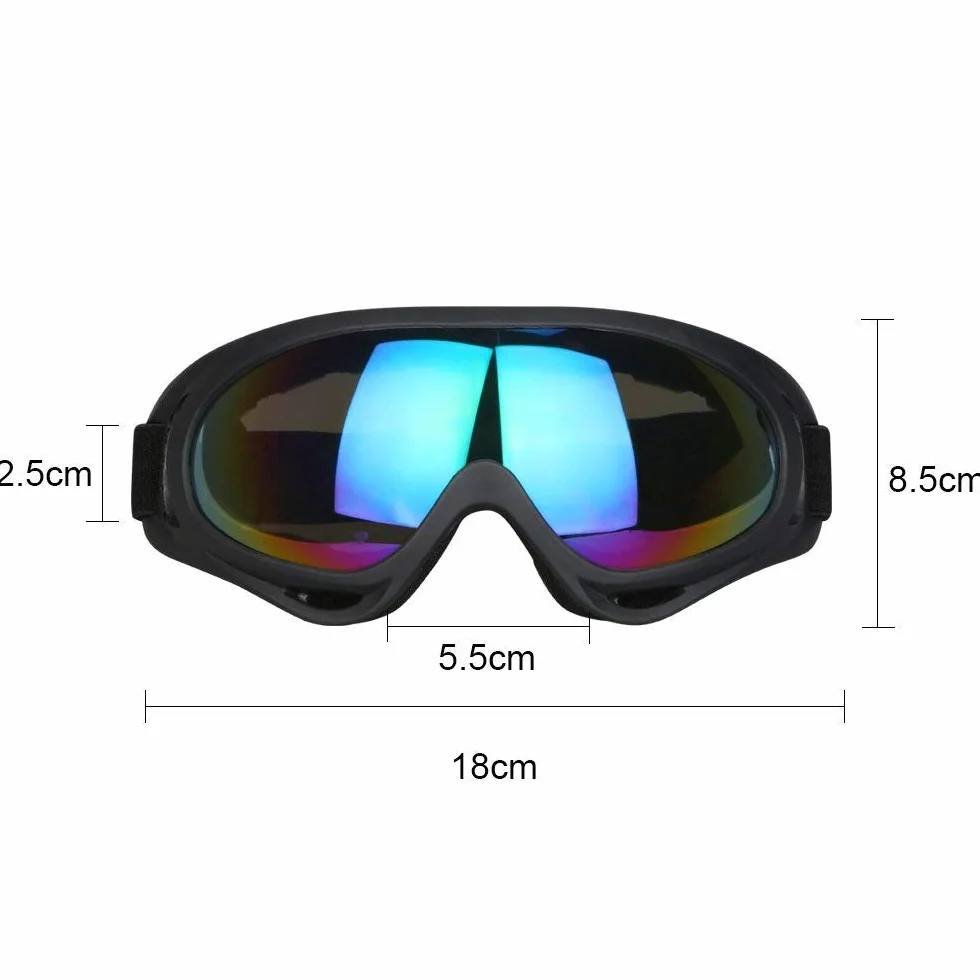 Vicloon Unisex gogle śnieżne wiatroszczelne 100% ochrona przed promieniowaniem UV, jazda na rowerze motocykl skutery śnieżne gogle narciarskie, sporty na świeżym powietrzu okulary narciarskie