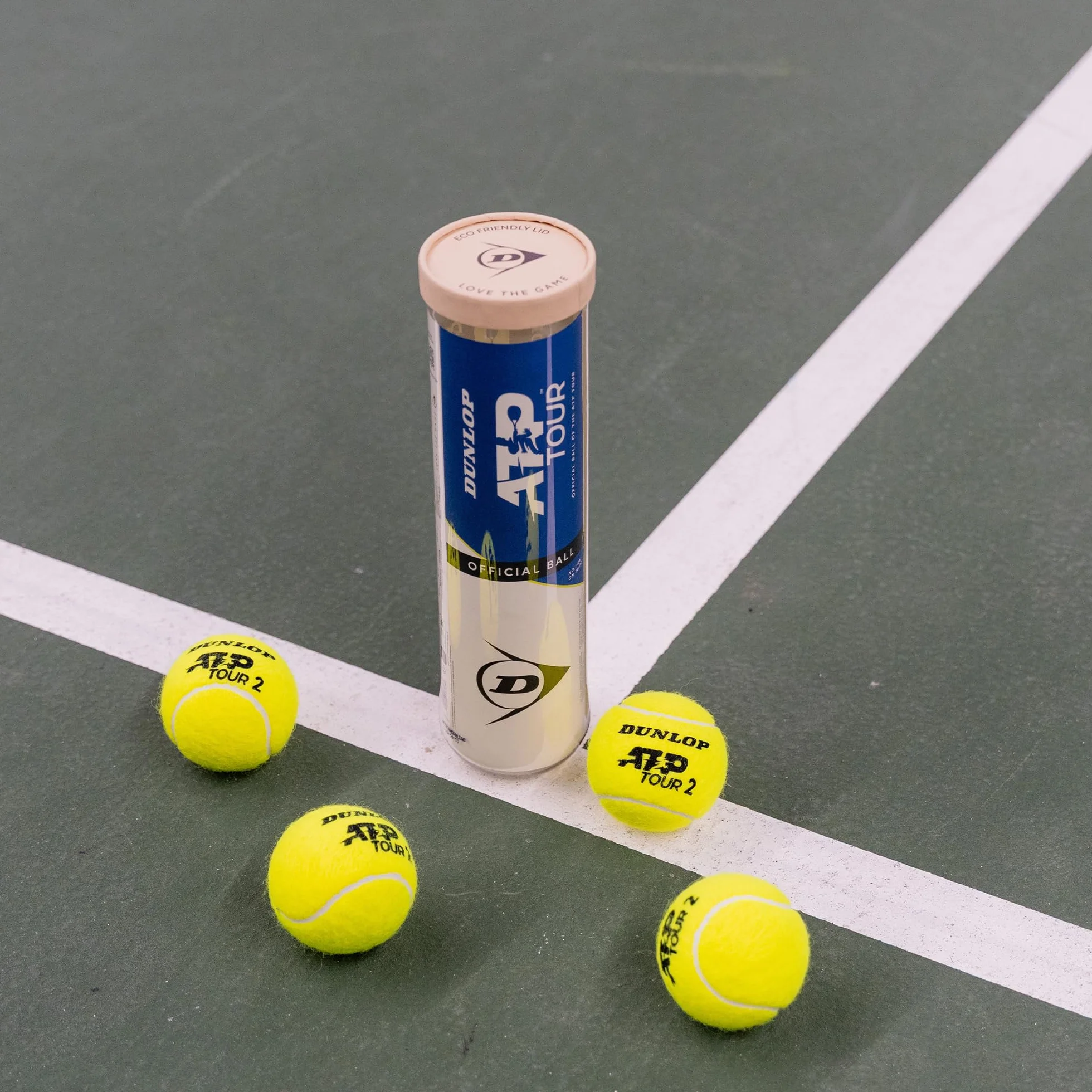 Dunlop ATP Tour 4 piłki tenisowe żółte