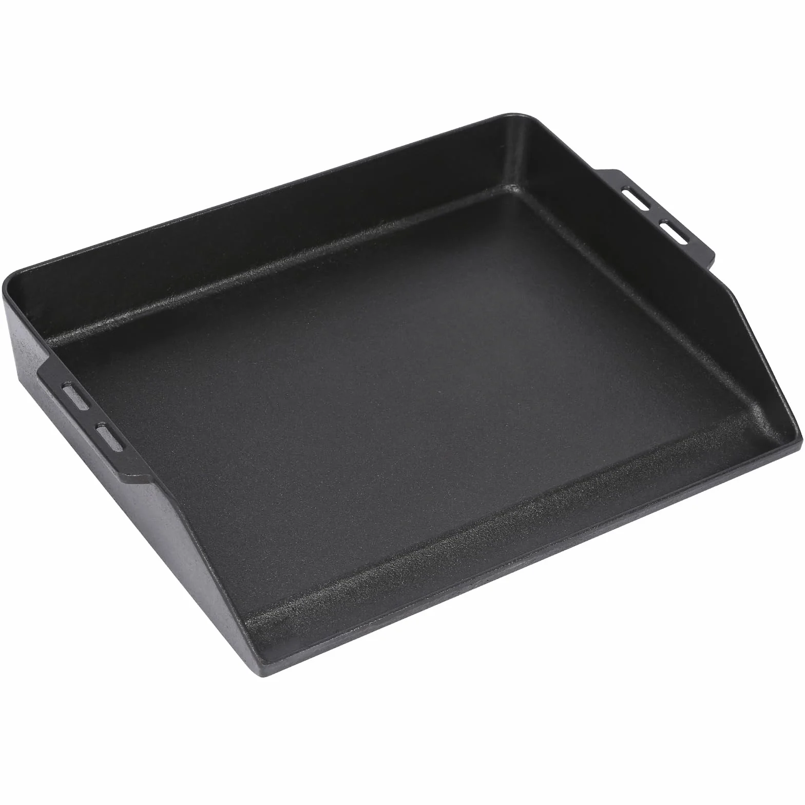 Denmay Uniwersalna płyta grillowa Plancha, 48 x 36 cm, żeliwna płyta grillowa do grilla gazowego, piekarnika i kuchenki, patelnia grillowa do RÖSLE VIDERO, Weber, CharBroil, Enders, Campingaz, Tepro i