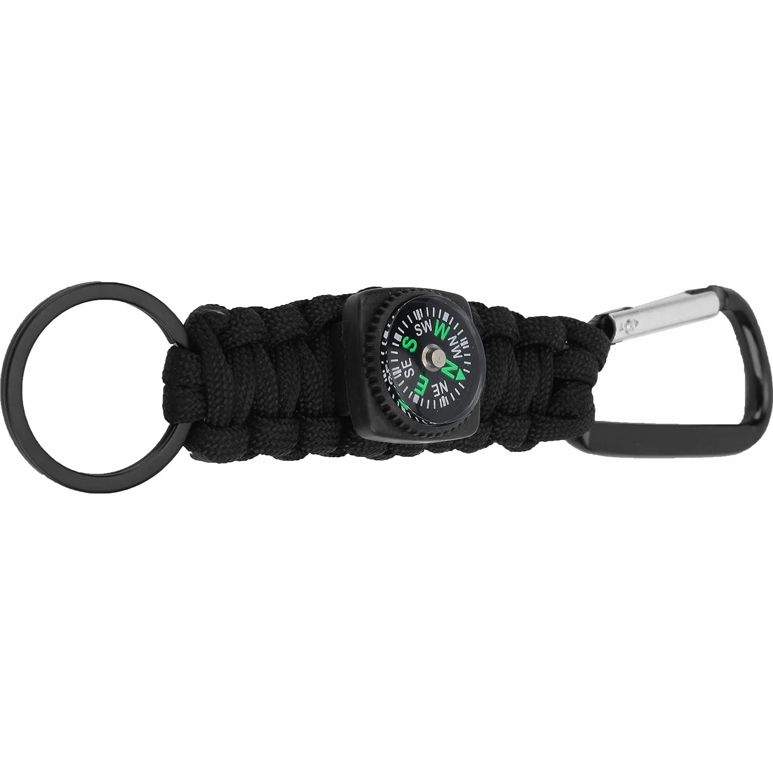 Bransoletka Paracord z Kompasem 7-rdzeniowy Brelok z Karabińczykiem