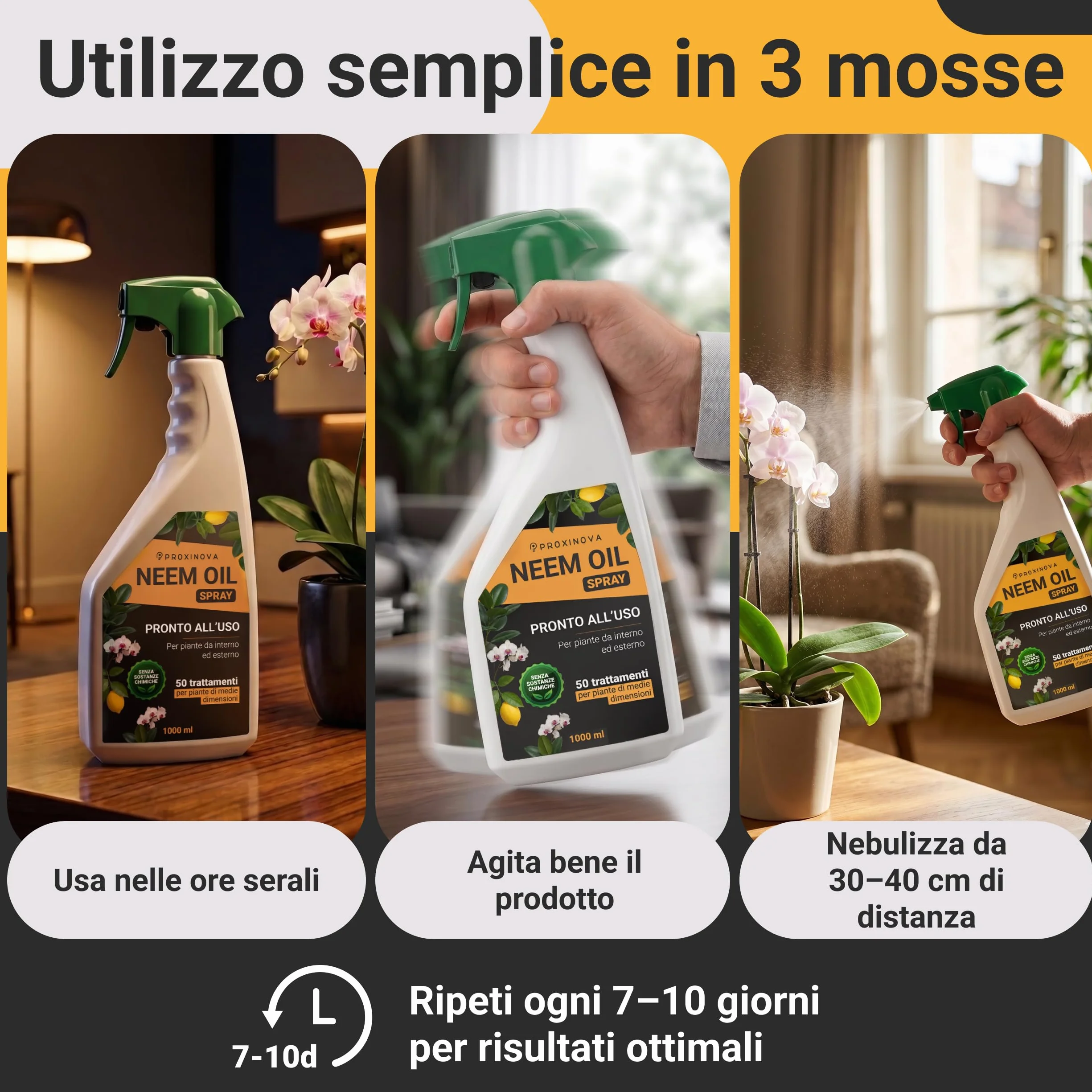 Neem Olej 1 litr do roślin - Naturalna ochrona ogrodu przed mszycami, mączlików, wciornastków i roztoczy