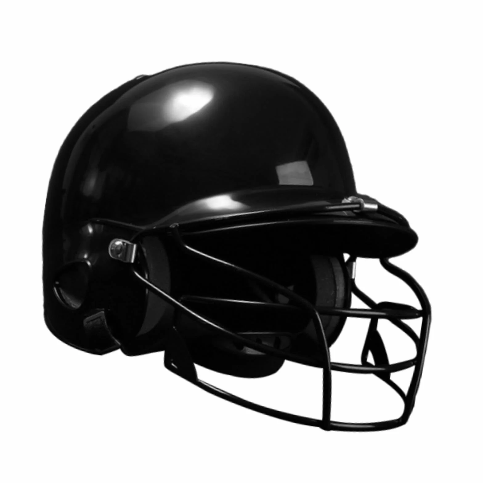 Kask baseballowy z maską na twarz czerwony 31x21x21 cm