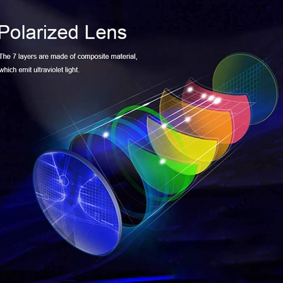 Fotochromowe polaryzacyjne okulary przeciwsłoneczne UV400 do sportów