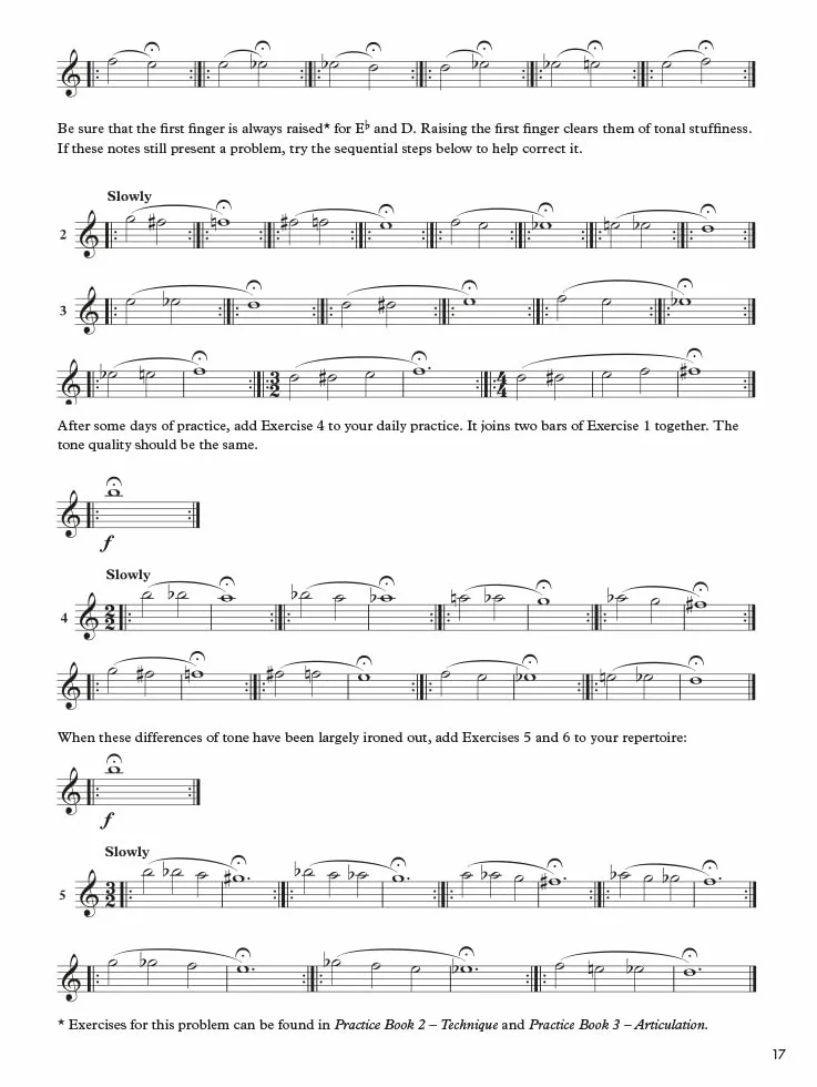 Trevor Wye - Practice Book for the Flute - Omnibus Edition Books 1-6 - Flute Music Book Collection