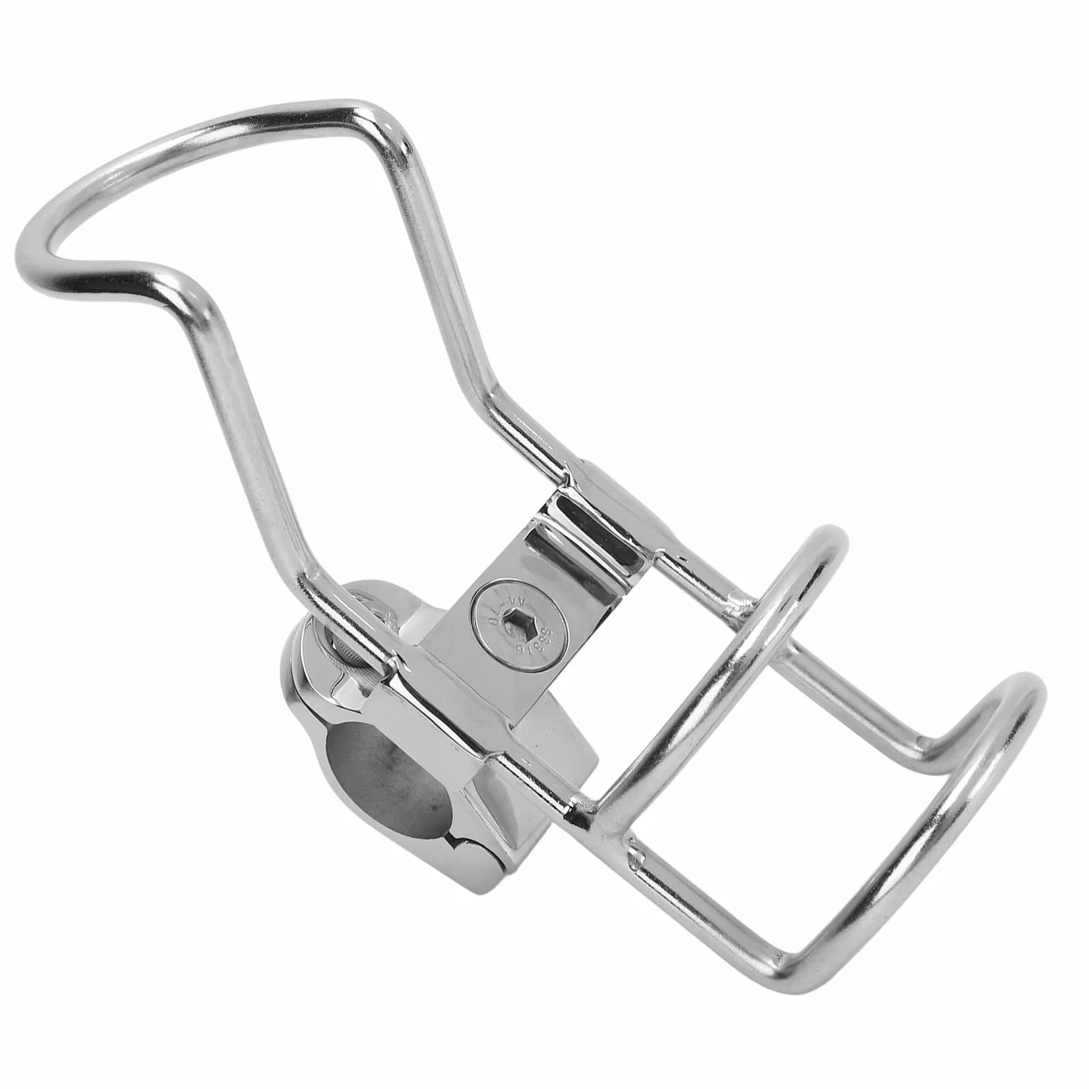 Zacisk Uchwytu na wędkę, Wygodny Uchwyt na wędkę do łodzi, Eleganckie Delikatne Polerowanie Kajaka (32mm)