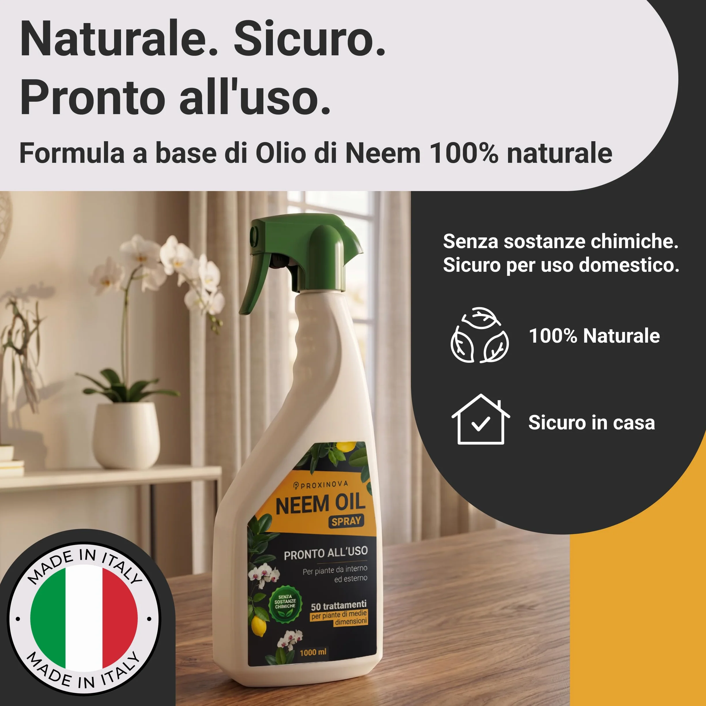 Neem Olej 1 litr do roślin - Naturalna ochrona ogrodu przed mszycami, mączlików, wciornastków i roztoczy