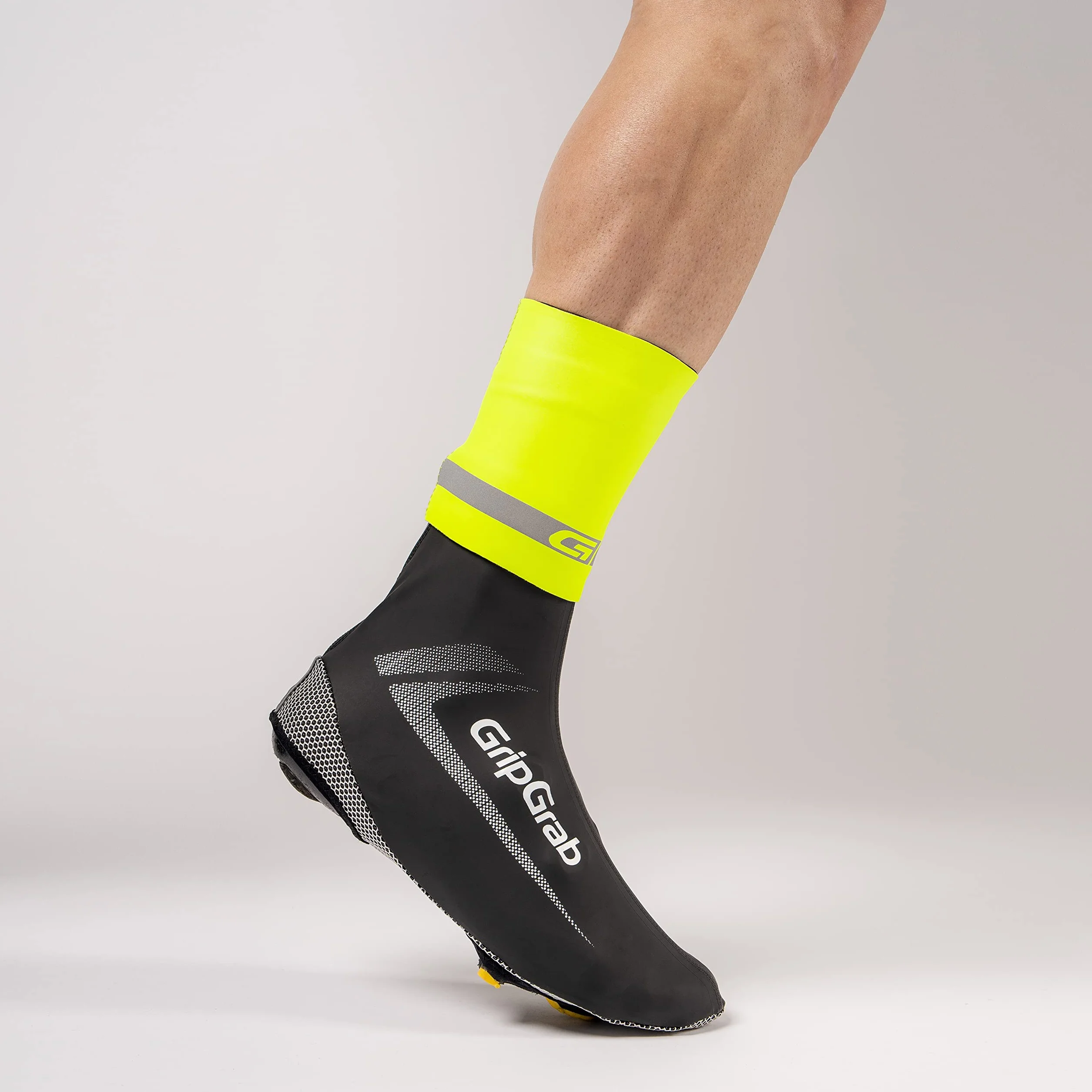 Ochraniacze przeciwdeszczowe GripGrab CyclinGaiter do jazdy na rowerze, czarne, S/M