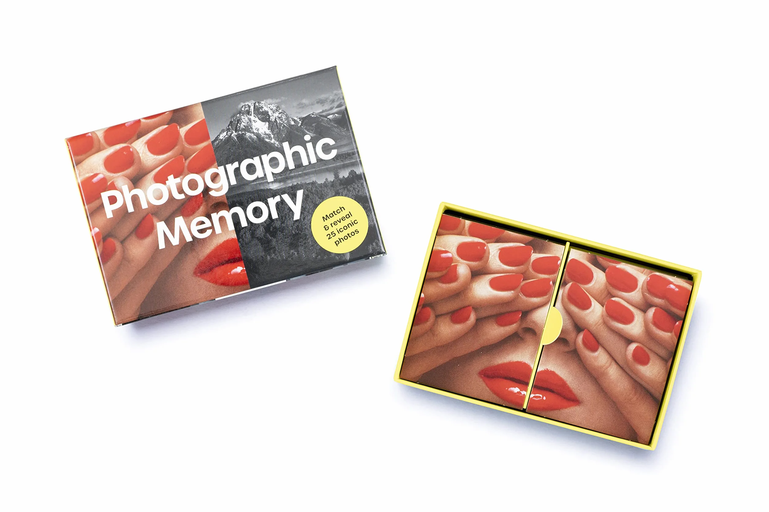 Photographic Memory /anglais: Match & reveal 25 iconic photos