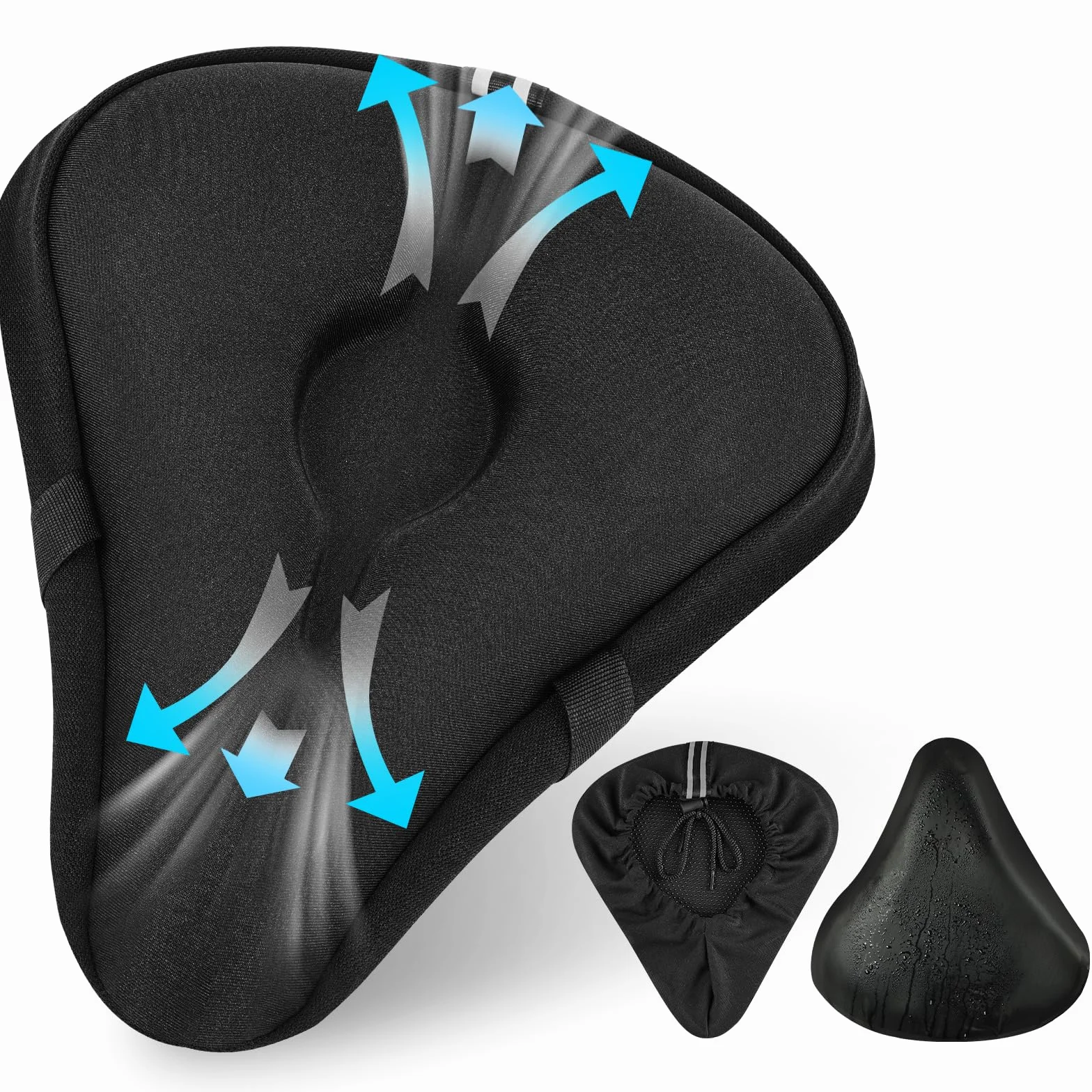 flintronic Ergonomiczny pokrowiec na siodełko rowerowe wodoodporny