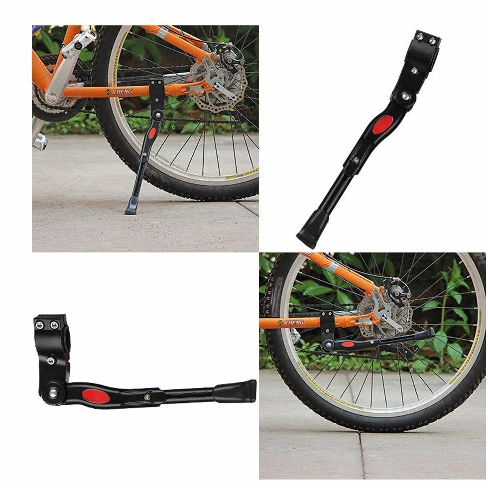 Regulowana podpórka rowerowa aluminiowa uniwersalny stojak boczny do roweru górskiego 61 63,5 66 cm